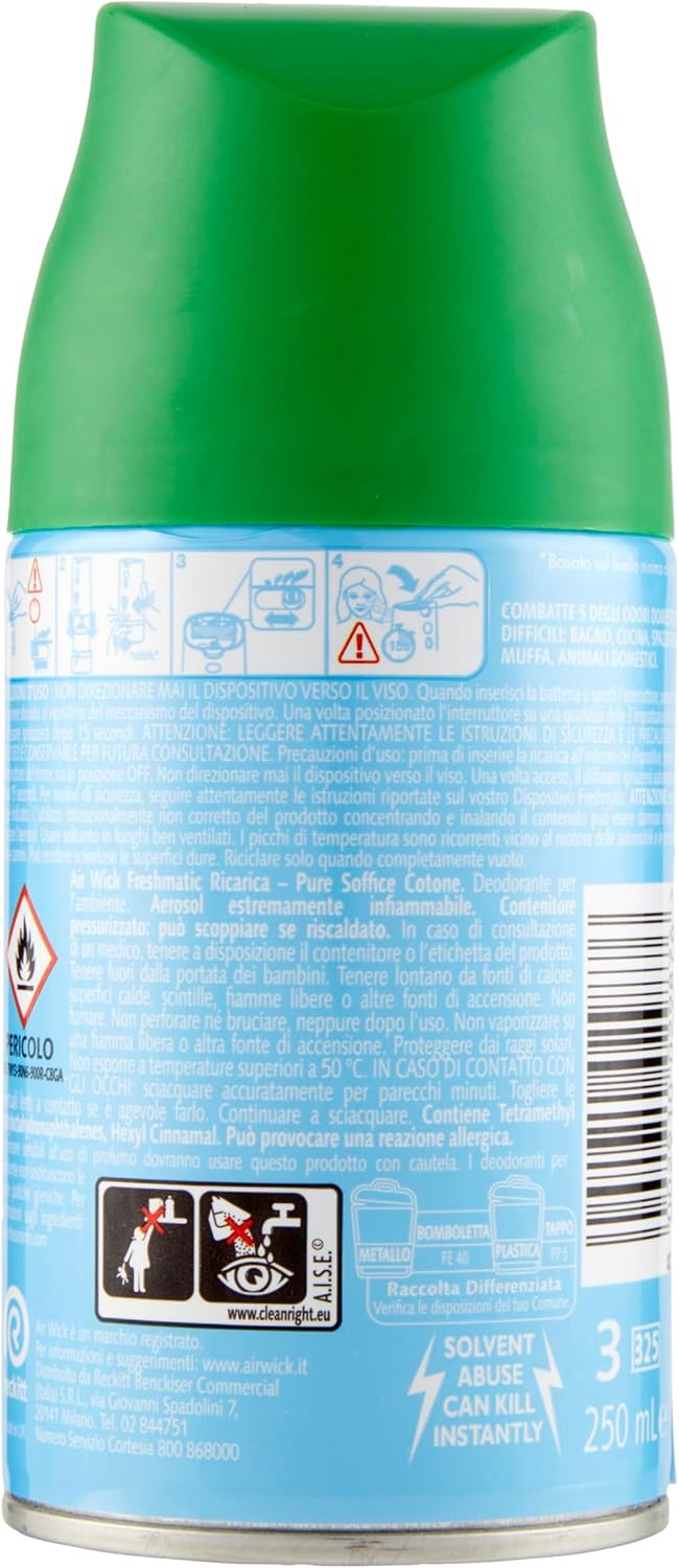 Airwick Freshmatic Ricariche Profumatore 250 ml confezione 6