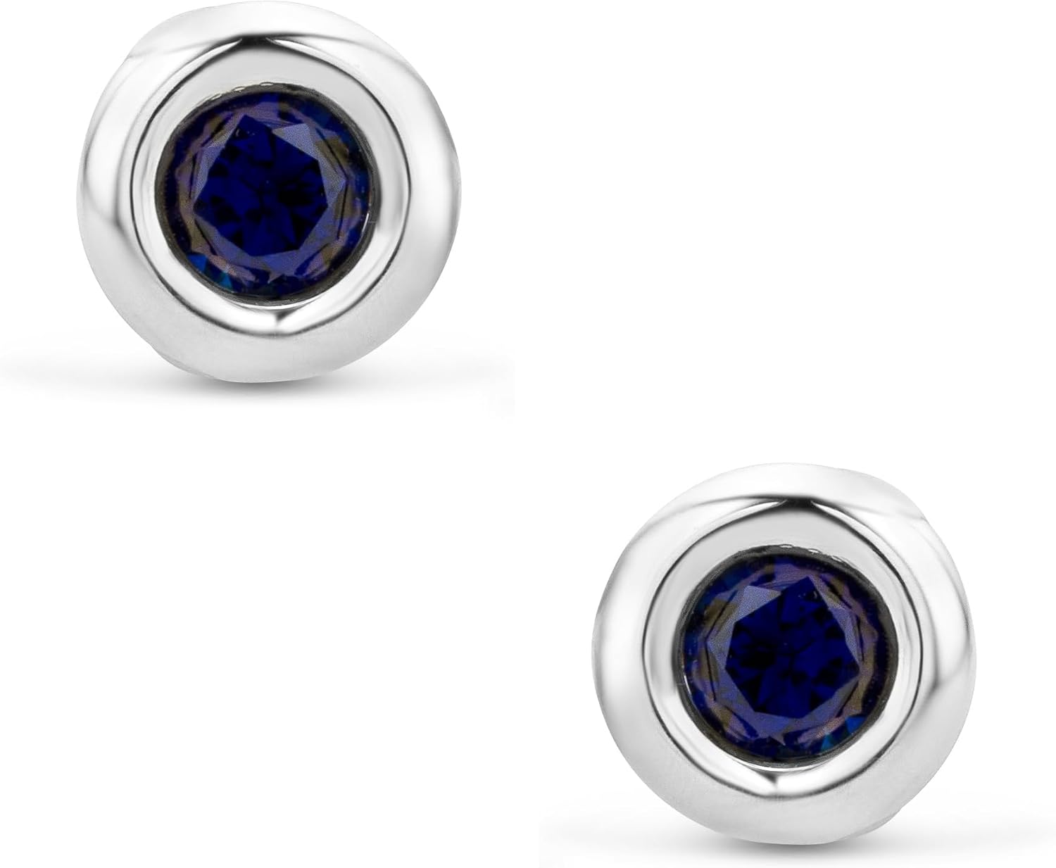 Detalle de Orovi Sapphire pendientes oro 9 quilates