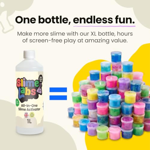 Detalle de Slime Labs All-In-One Slime Activator XLarge (1000ml) – UK Made, Non-Toxic