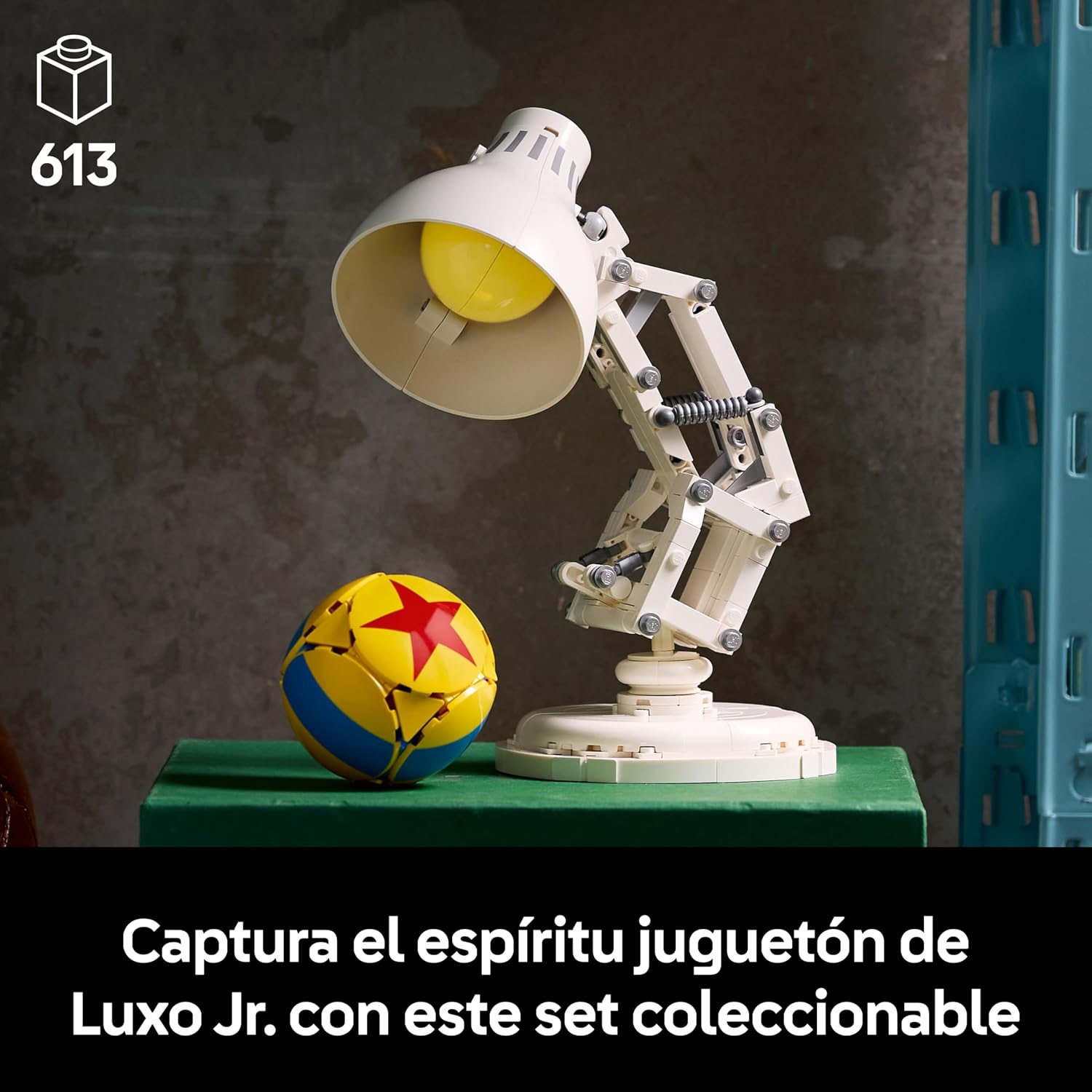Detalle 2 de LEGO Ideas Disney Pixar Luxo Jr. 613 piezas