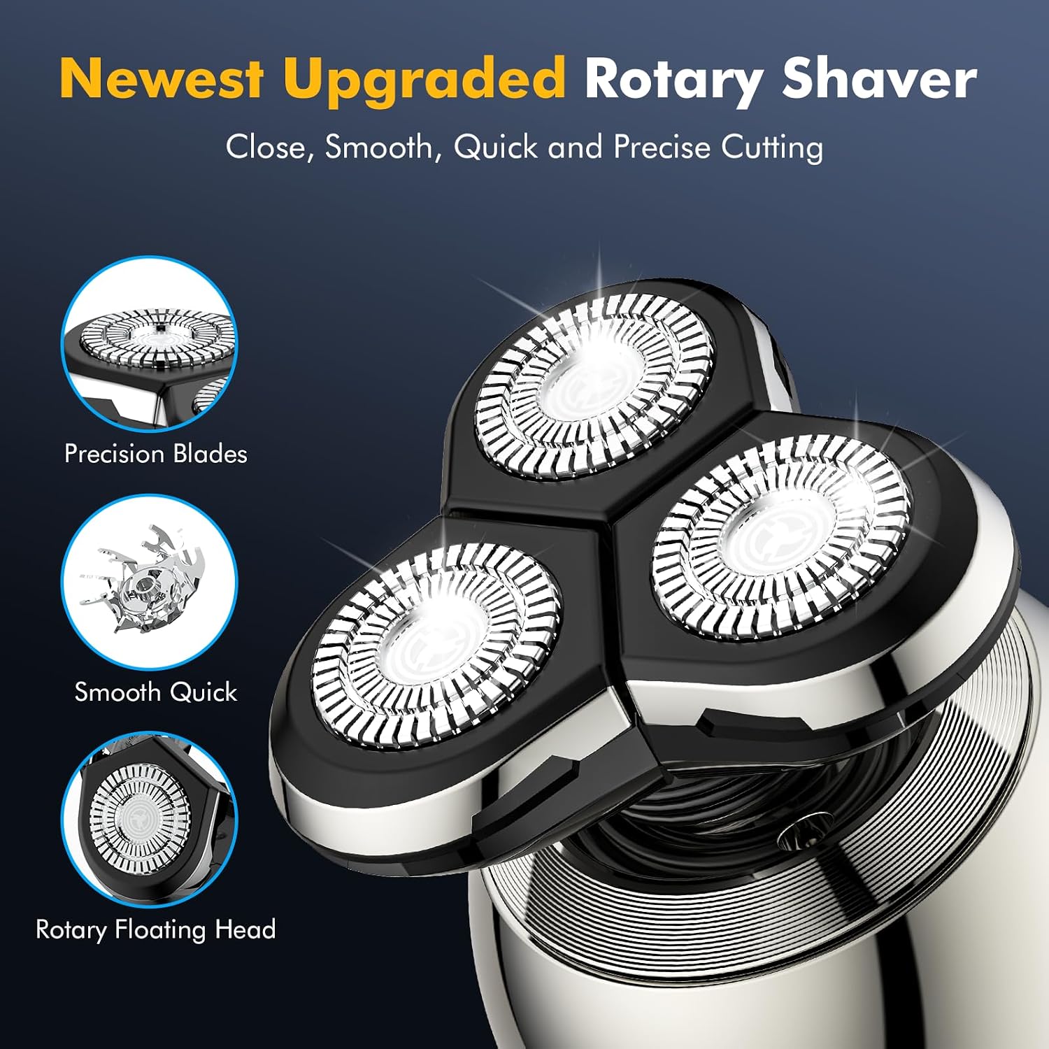 Detalle 2 de iWarmbase 5-in-1 Electric Razor 3D Heads