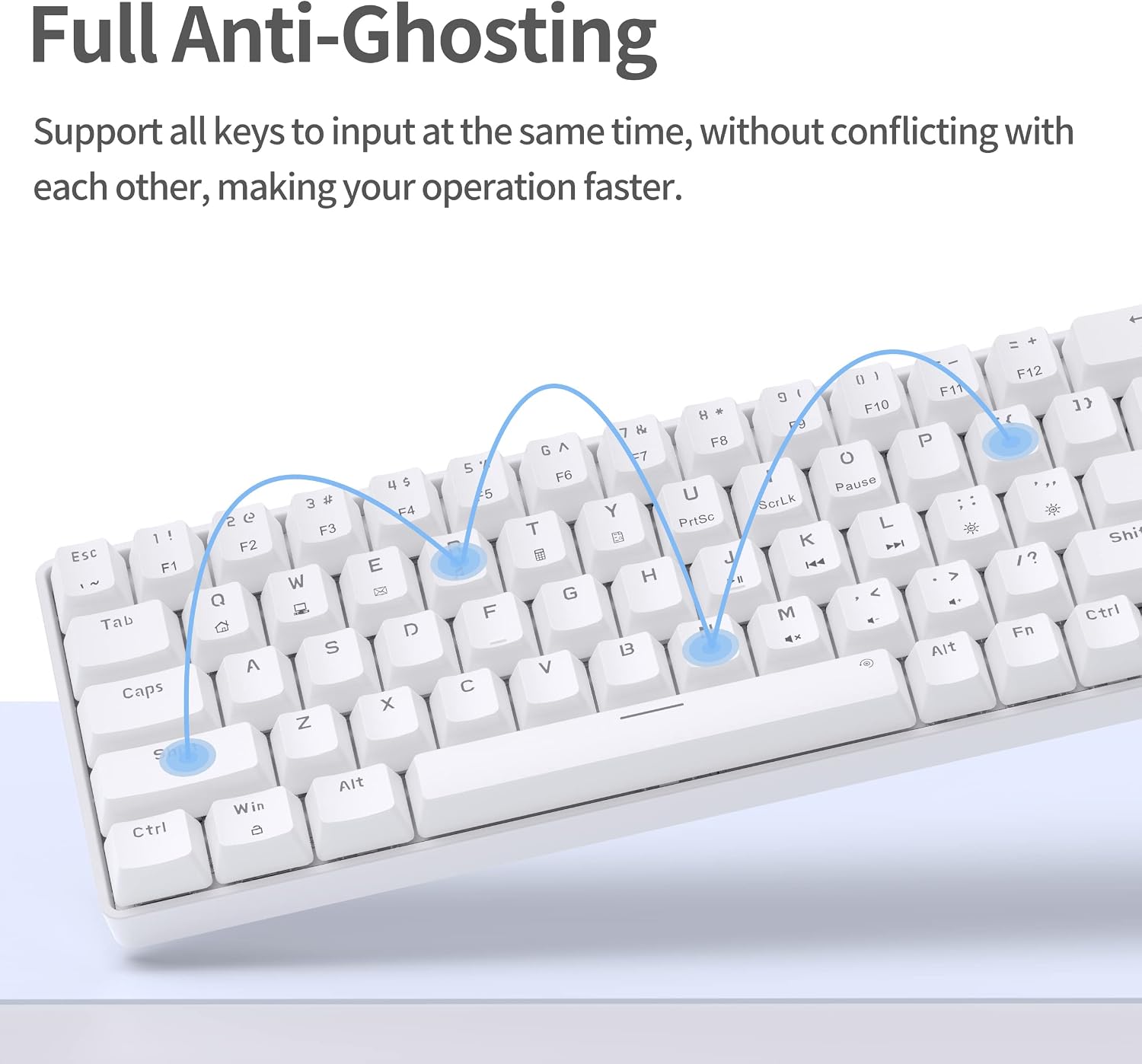 Thumbnail 3 de TMKB T68se 60% mechanische Tastatur 68 Tasten