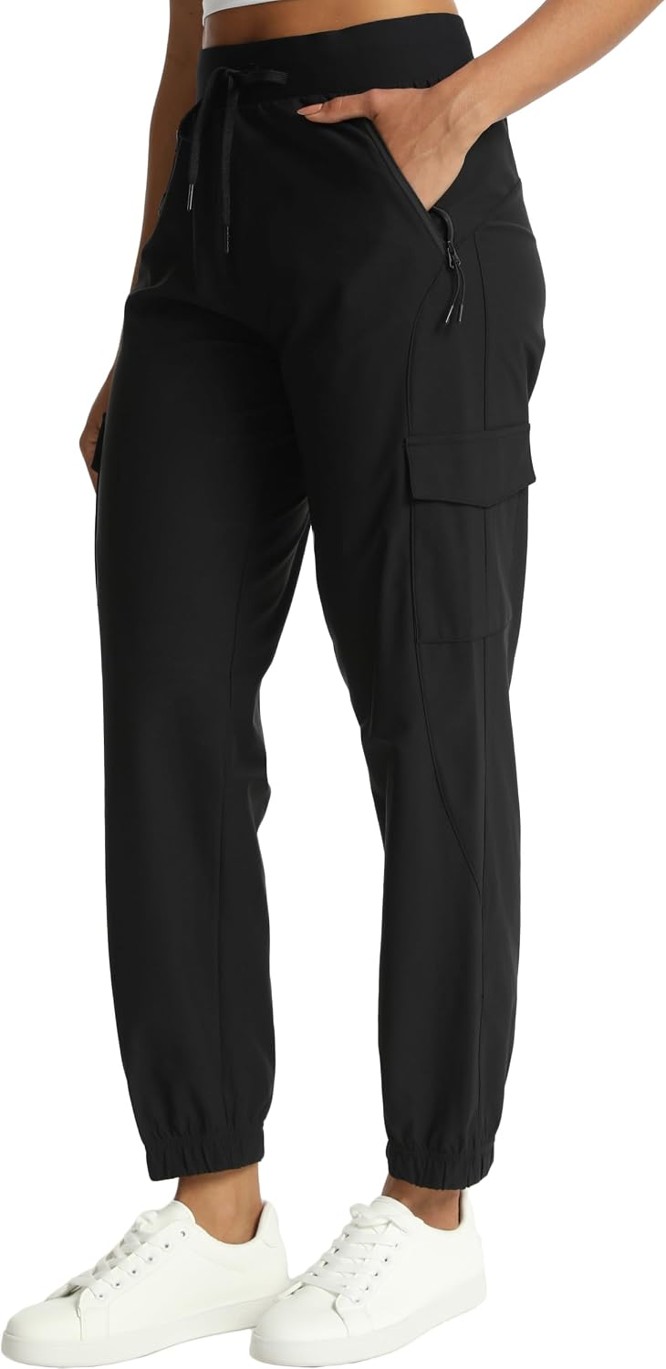 Detalle de Rrosseyz Women's Cargo Hiking Pants with 4 Pockets, Quick-Dry Water-Resistant Fabric