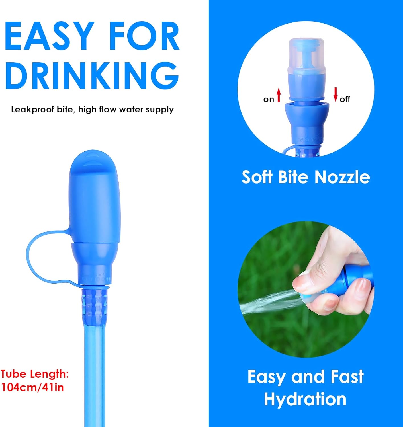 Thumbnail 6 de UTOBEST Hydration Bladder (BPA-free) leak-proof water reservoir for running, cycling & hiking