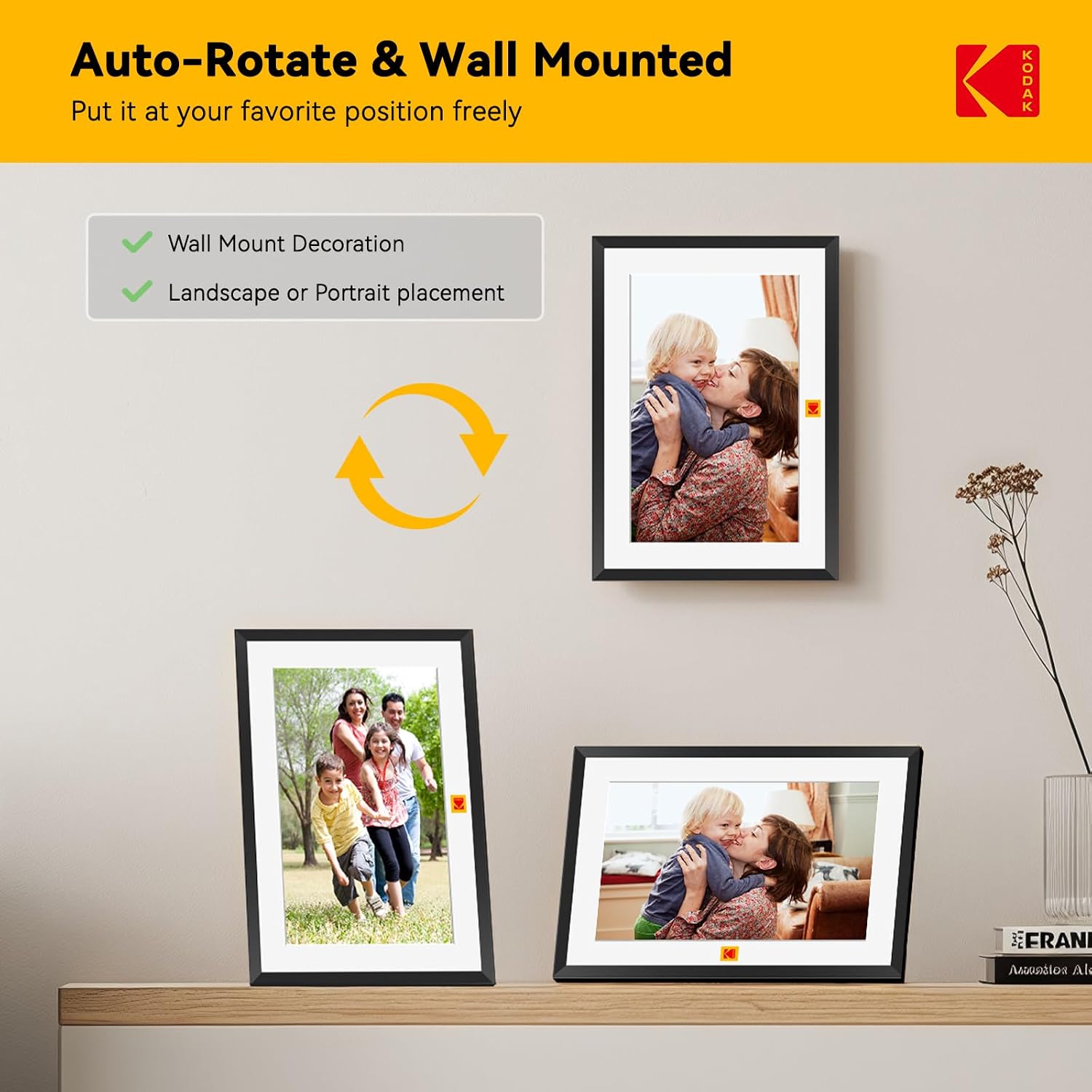 Thumbnail 5 de KODAK Digital Photo Frame 10 inch WiFi 32GB