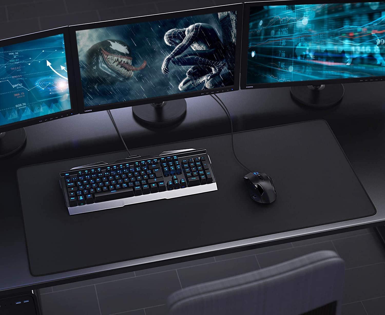 Thumbnail 6 de Hsmienk AB-018 Extended Gaming Mouse Pad, 31.5 x 15.7 Inches, Stitched Edges