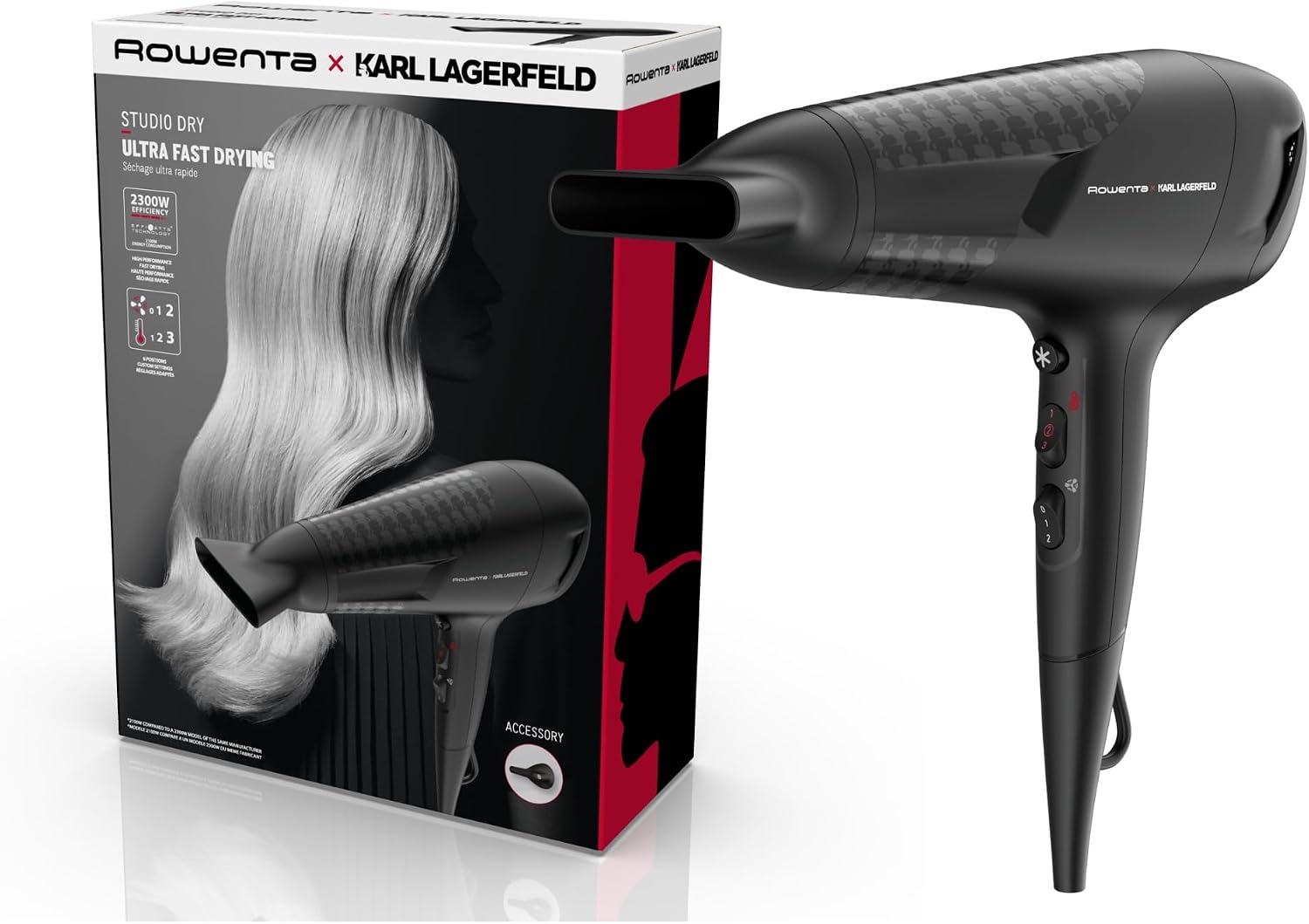 Detalle 2 de Rowenta CV5830 Studio Dry Glow föhn met ionenbooster, thermo control en diffuser