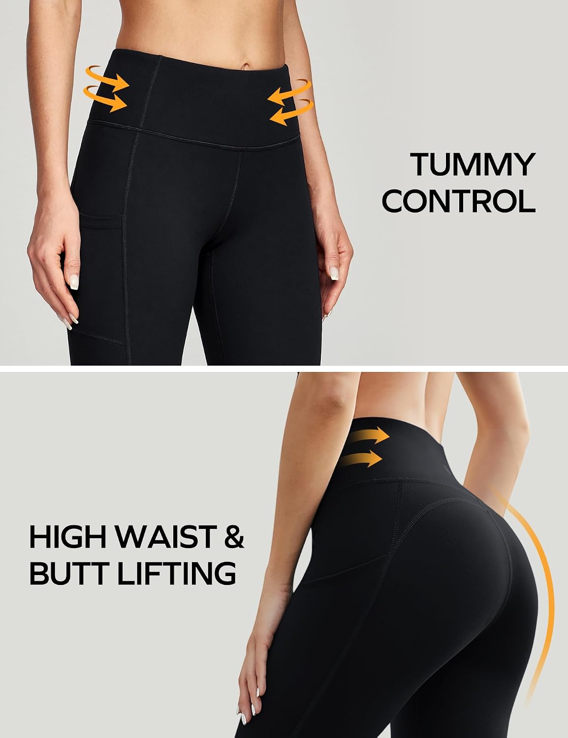 Detalle 1 de Ewedoos Sport Leggings Damen Taschen High Waist