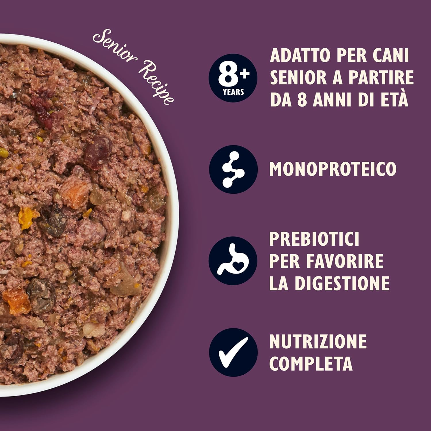 Detalle de Lily's Kitchen Cibo umido per cani senior al tacchino 6 x 400 g – ingredienti naturali