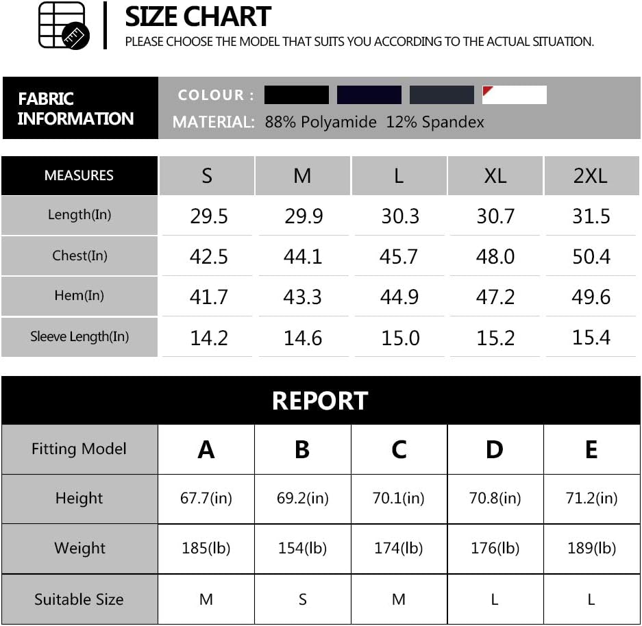 Thumbnail 6 de THE GYM PEOPLE Men's Ice Silk Sports T-Shirt, UPF 50+, Quick-Dry