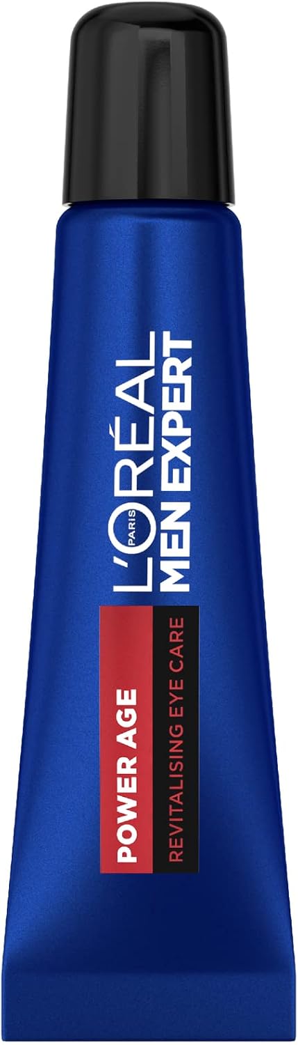 Detalle de L'Oréal Paris Men Expert Crema Rivitalizzante Power Age 50 ml: idratazione 24H con Acido Ialuronico e Pro-Retinolo