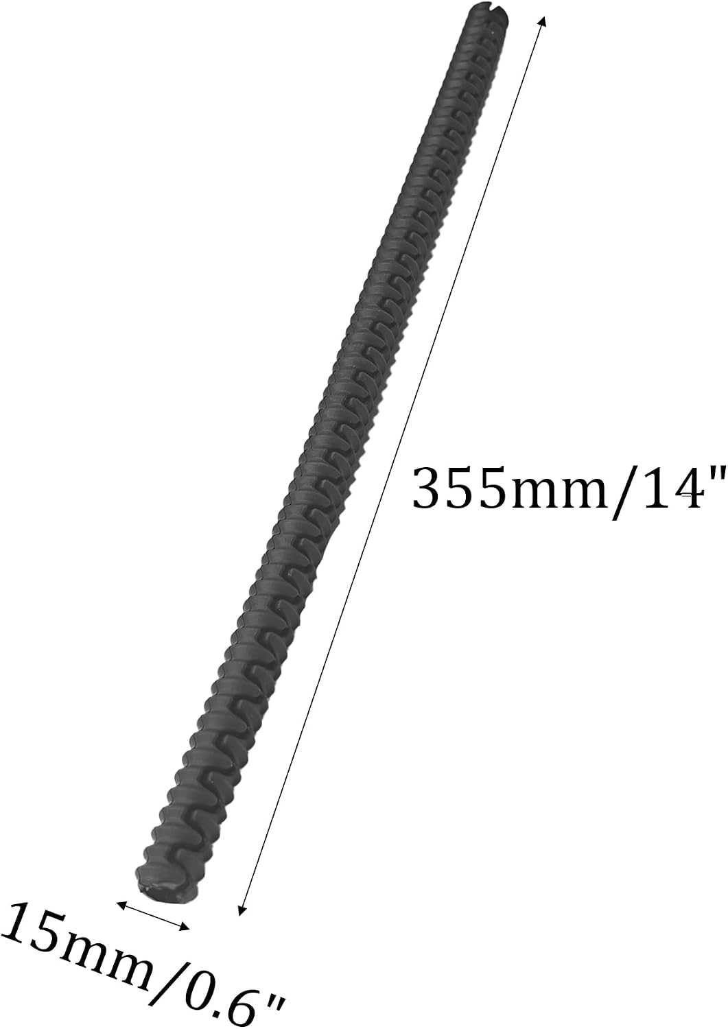 Detalle 2 de PDETVEO X1137 14-Inch Silicone Oven Rack Guards, 8-Pack, Black