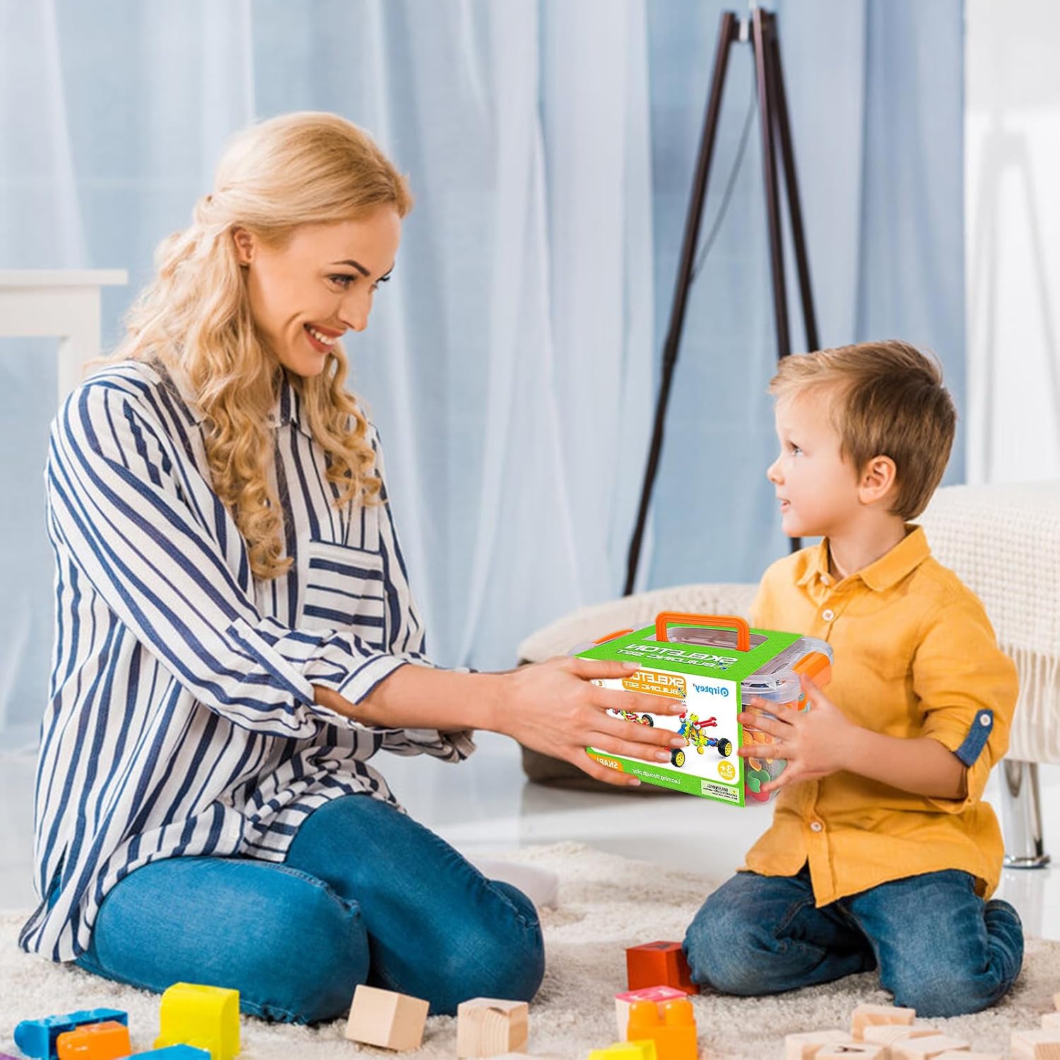 Thumbnail 5 de Kids STEM Building Toys for 4-8 Year Old Boys – 186PCS Educational Engineering Construction Set