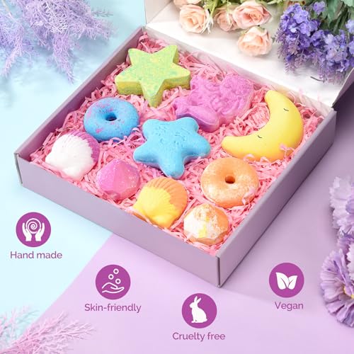 Detalle 2 de DUAIU Bombas de Baño 🛁 Set de 10 Piezas Regalo