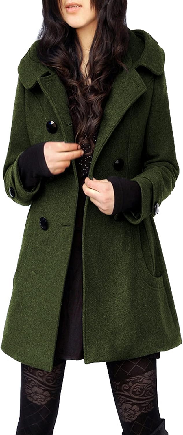Thumbnail 6 de Tanming Wool Pea Coat with Hood