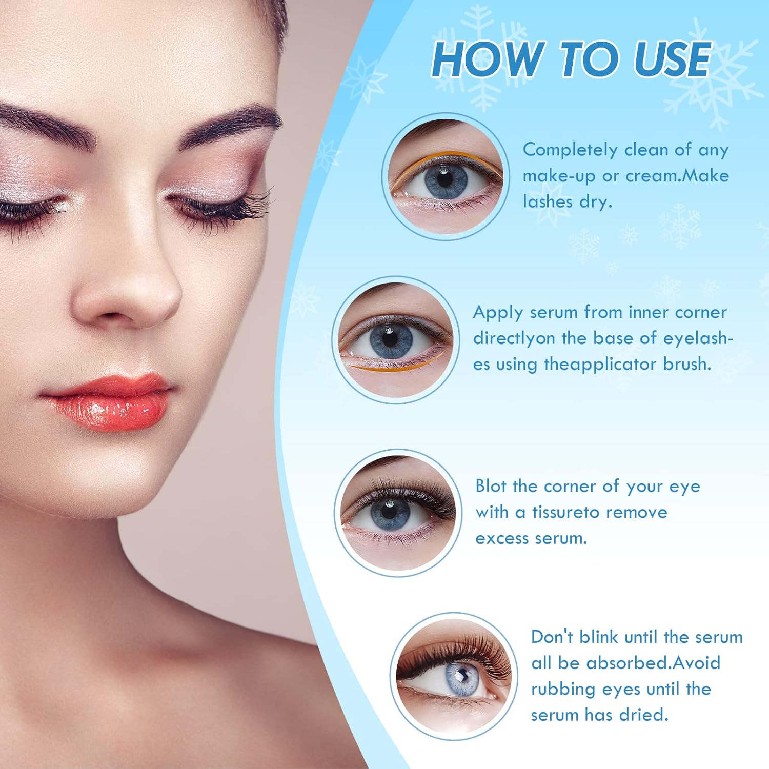 Detalle de Wimpernserum ohne Hormone (5 ml) – Lash- und Augenbrauenserum für längere, dichtere Wimpern