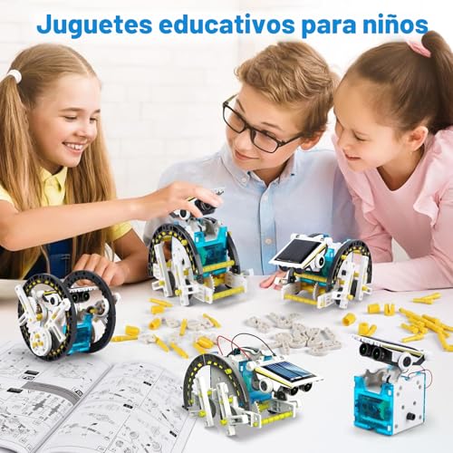 Detalle 2 de Buoeuik Robot Solar 13 en 1: kit robótica educativa para niños
