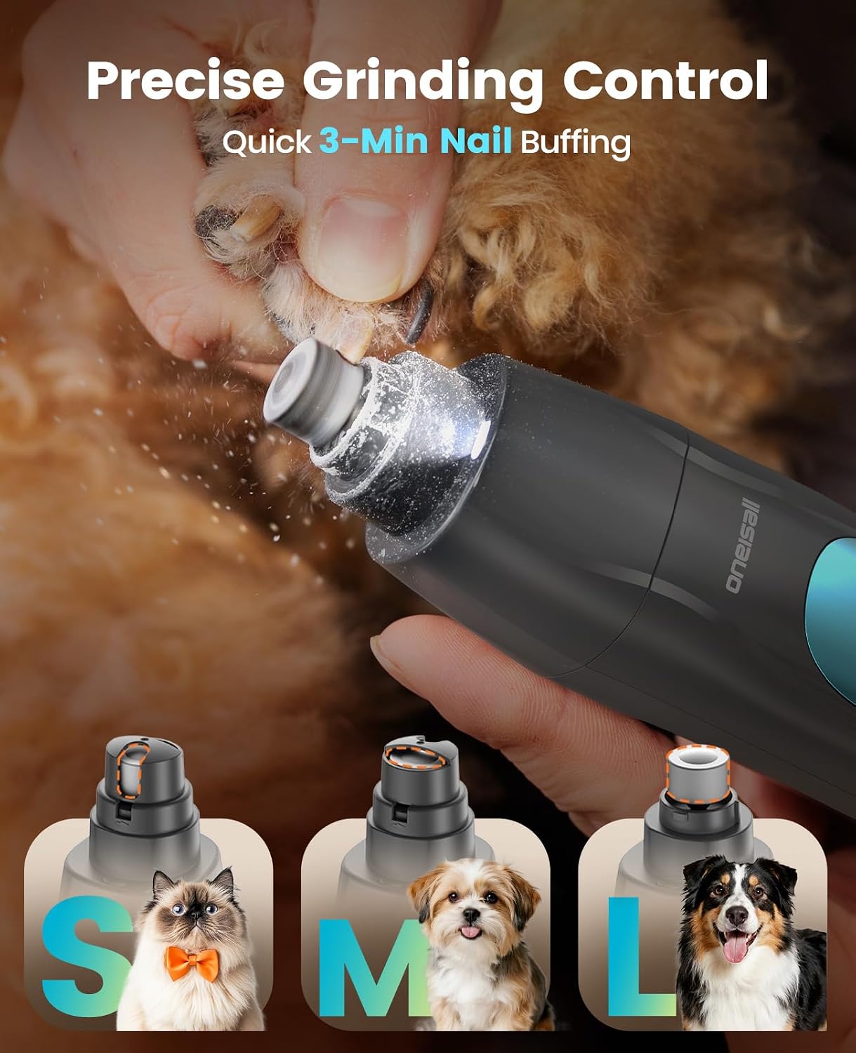 Thumbnail 5 de oneisall FC10 4-in-1 Pet Grooming Kit 7000 RPM