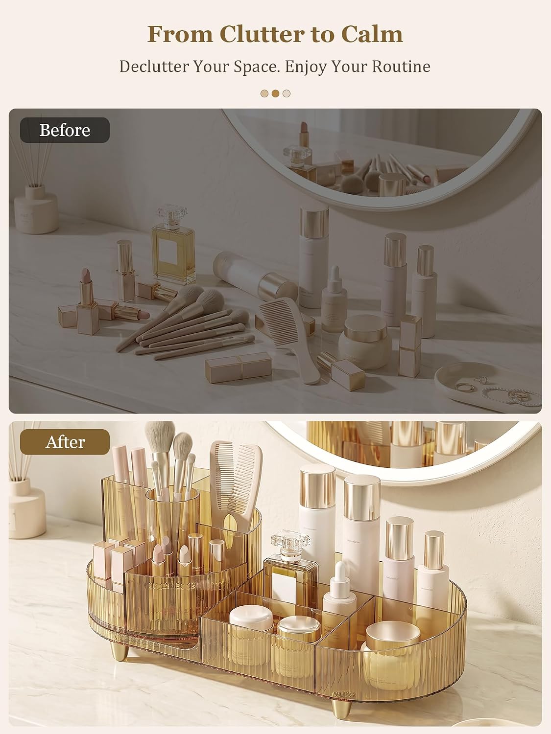 Thumbnail 6 de Booklov Rotating Makeup Organizer, Acrylic