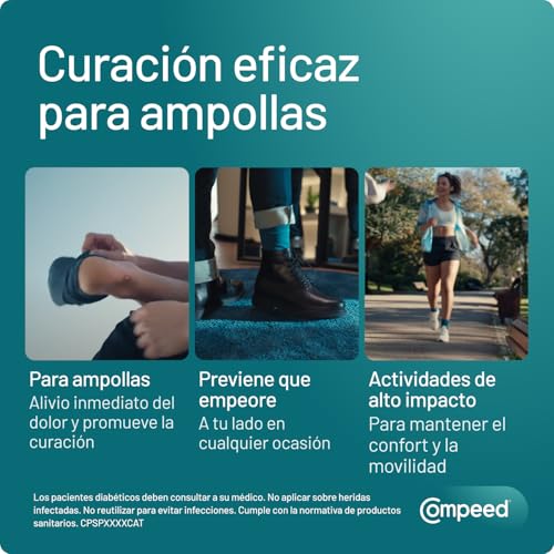 Detalle de Compeed Ampollas Surtido – Pack 2 x 6 apósitos hidrocoloides para pies