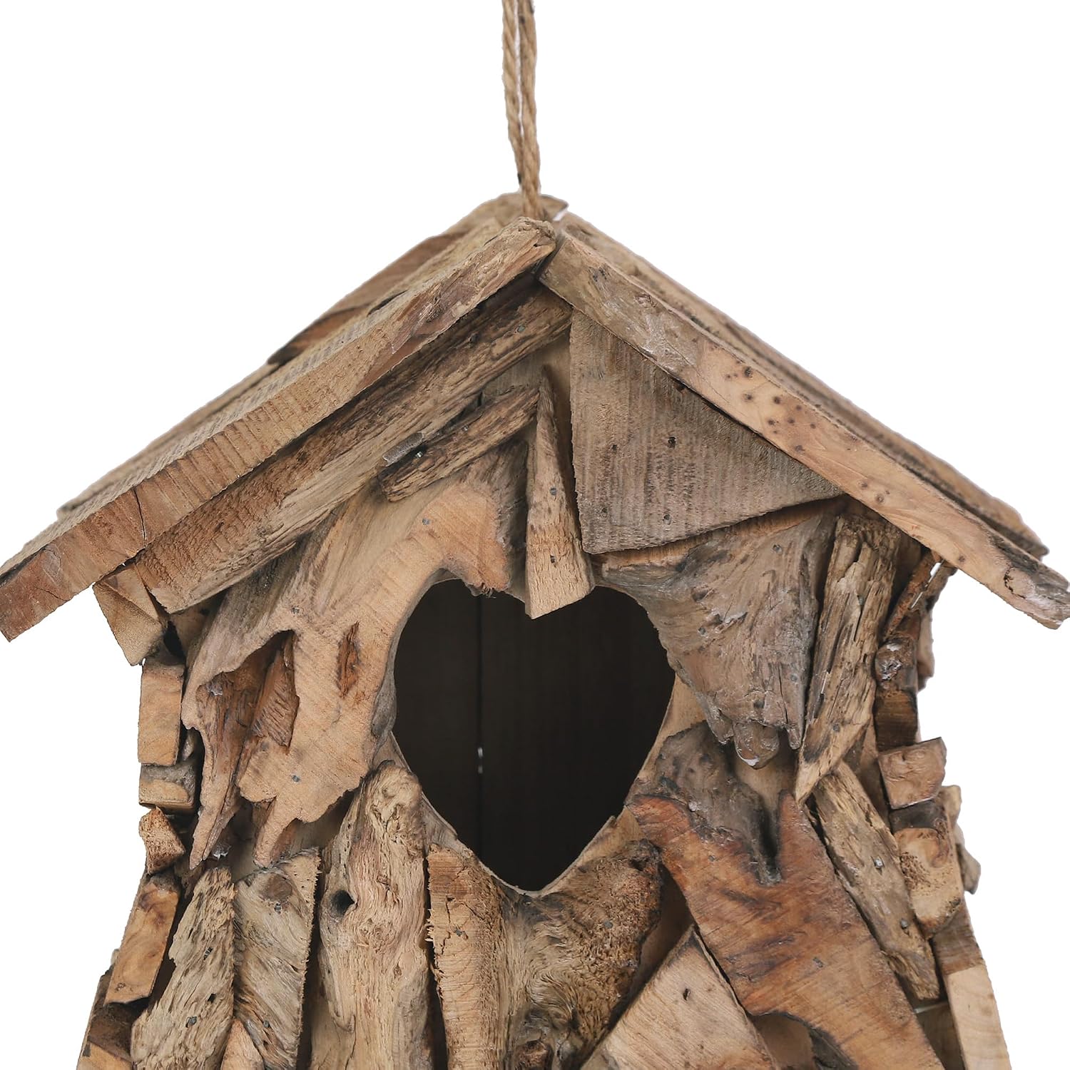 Thumbnail 6 de Wood Birdhouse with 2.36-Inch Heart-Shaped Entry