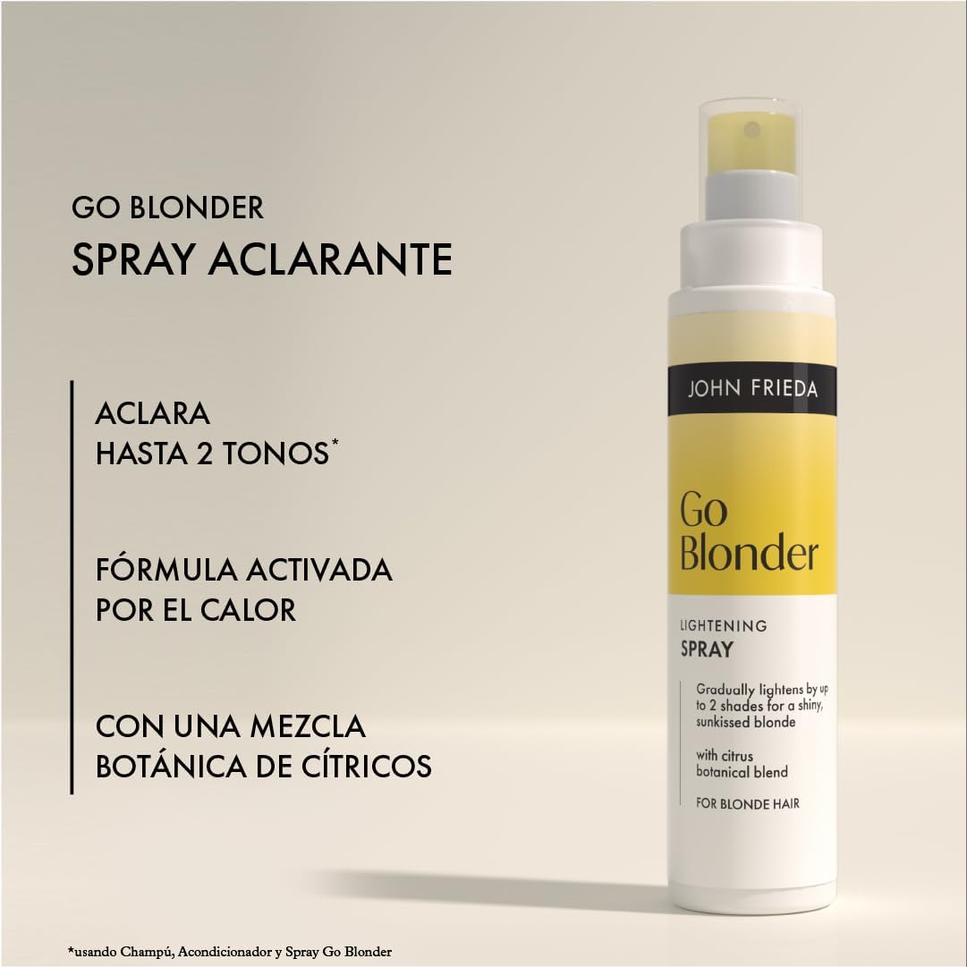 Thumbnail 2 de John Frieda Go Blonder Spray Schiarente Progressivo 100 ml – Effetto sole su capelli biondi naturali o tinti