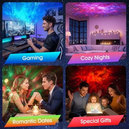 Thumbnail 6 de Immver Galaxy Star Projector Night Light with Nebula & Remote Control
