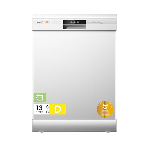Detalle de COMFEE' Dishwasher Freestanding, 13 Place Settings, 60cm, White