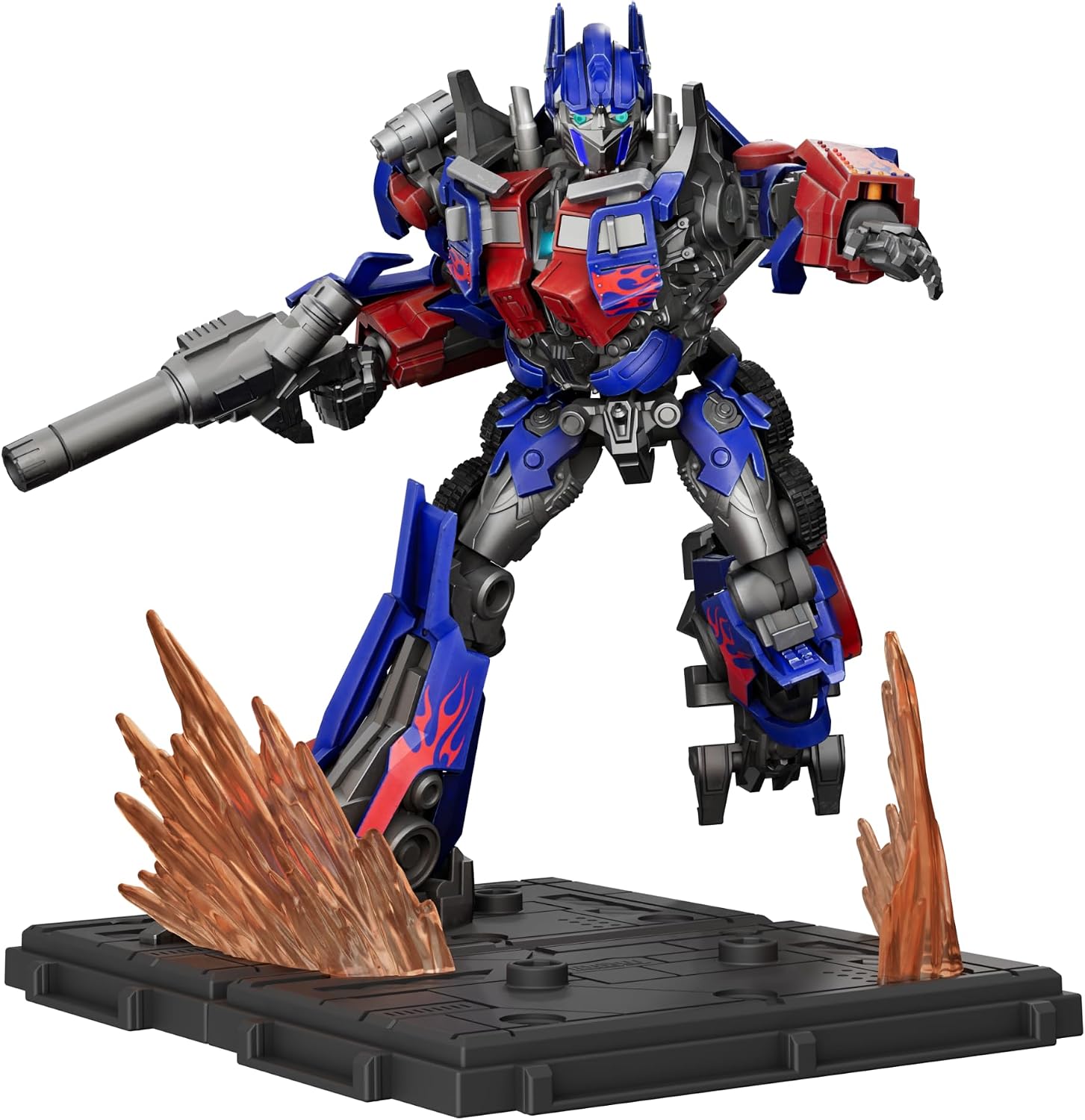 Detalle de BLOKEES Transformers Classic Class 09 Optimus Prime bouwfiguur (2007) met LED-ogen