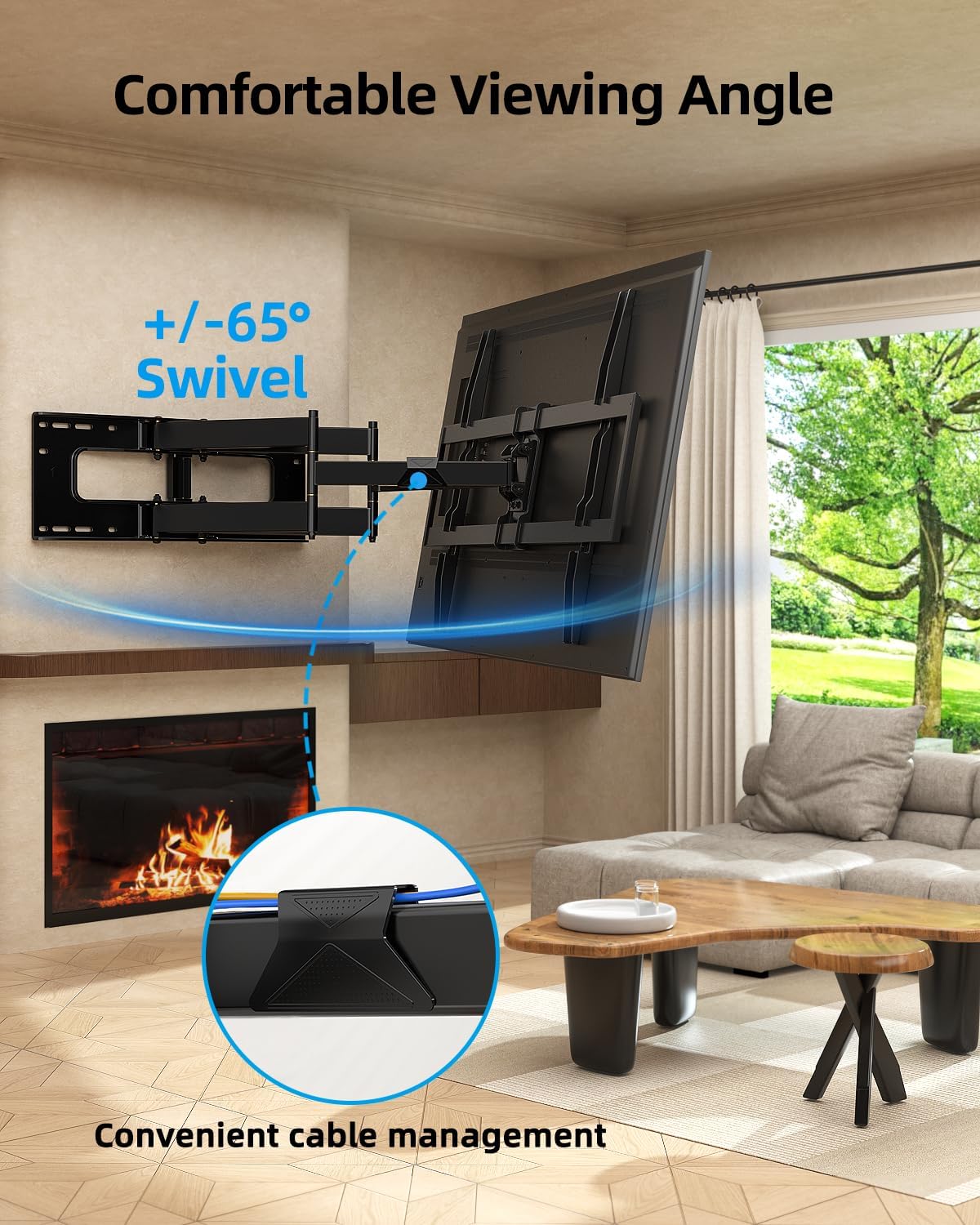 Thumbnail 4 de HOME VISION Full Motion TV Mount 165°