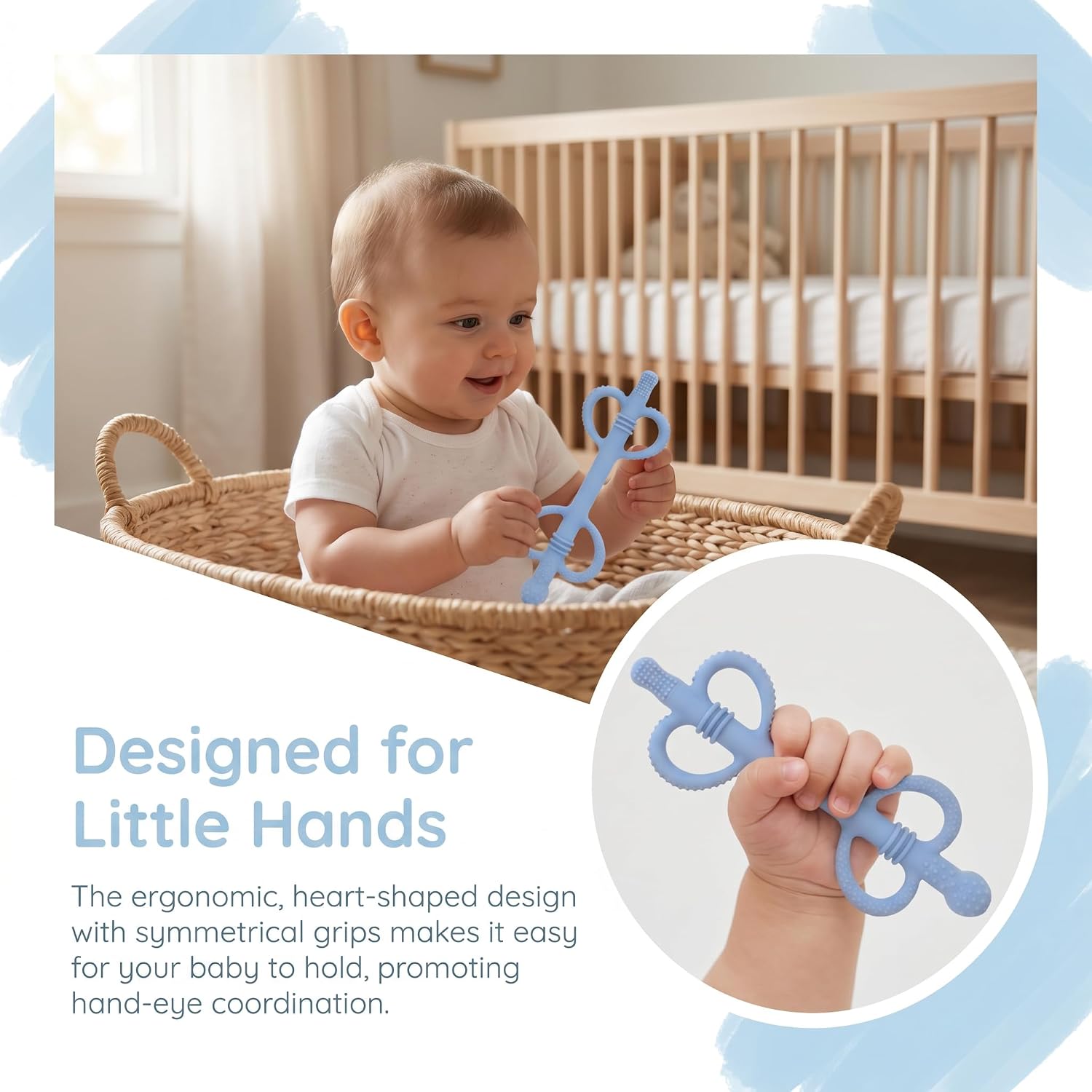 Thumbnail 6 de MACLUD Silicone Teething Tubes, 3-Pack