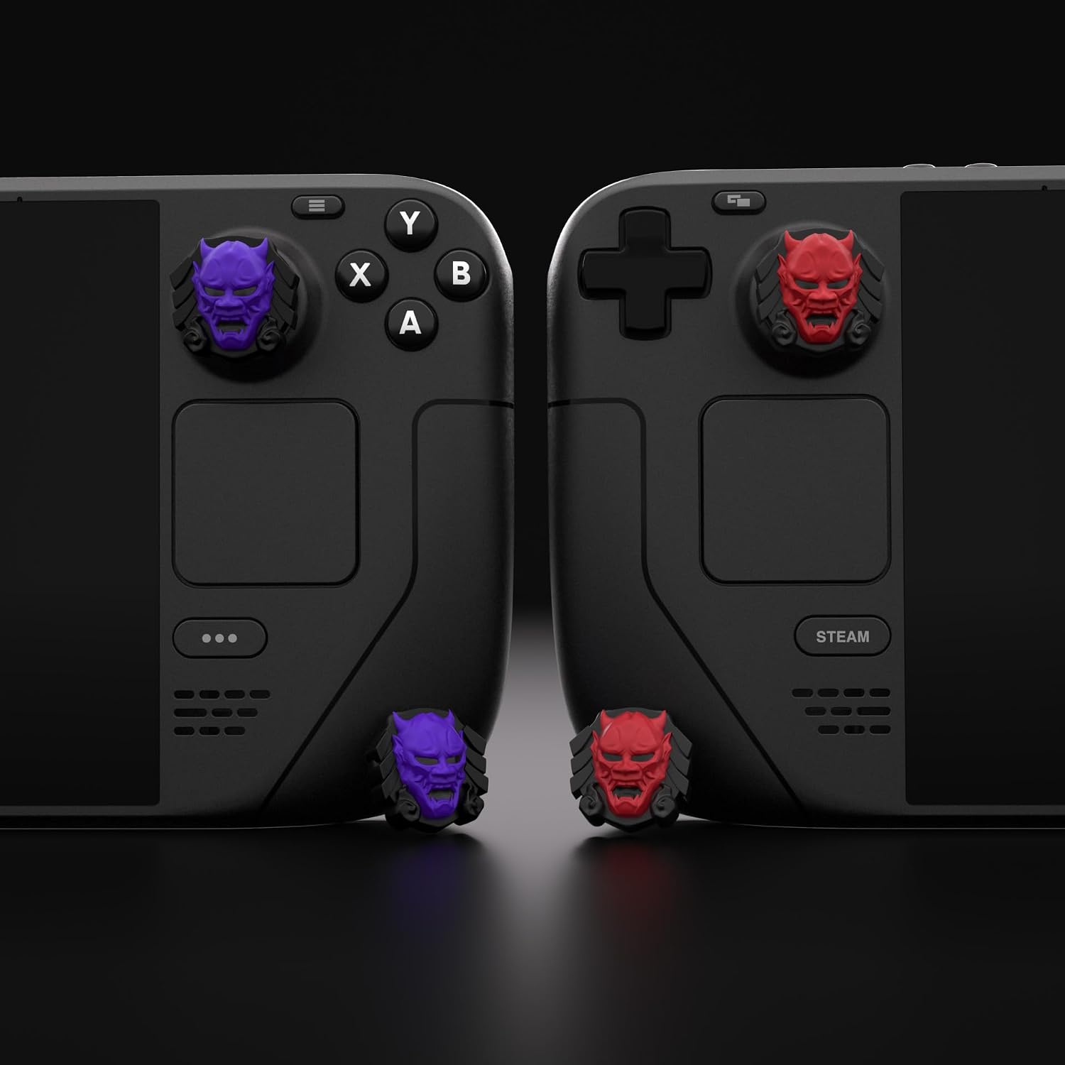 Thumbnail 4 de PlayVital Thumb Grip Caps for Steam Deck LCD & OLED, PS Portal Remote Player – Oni Demons