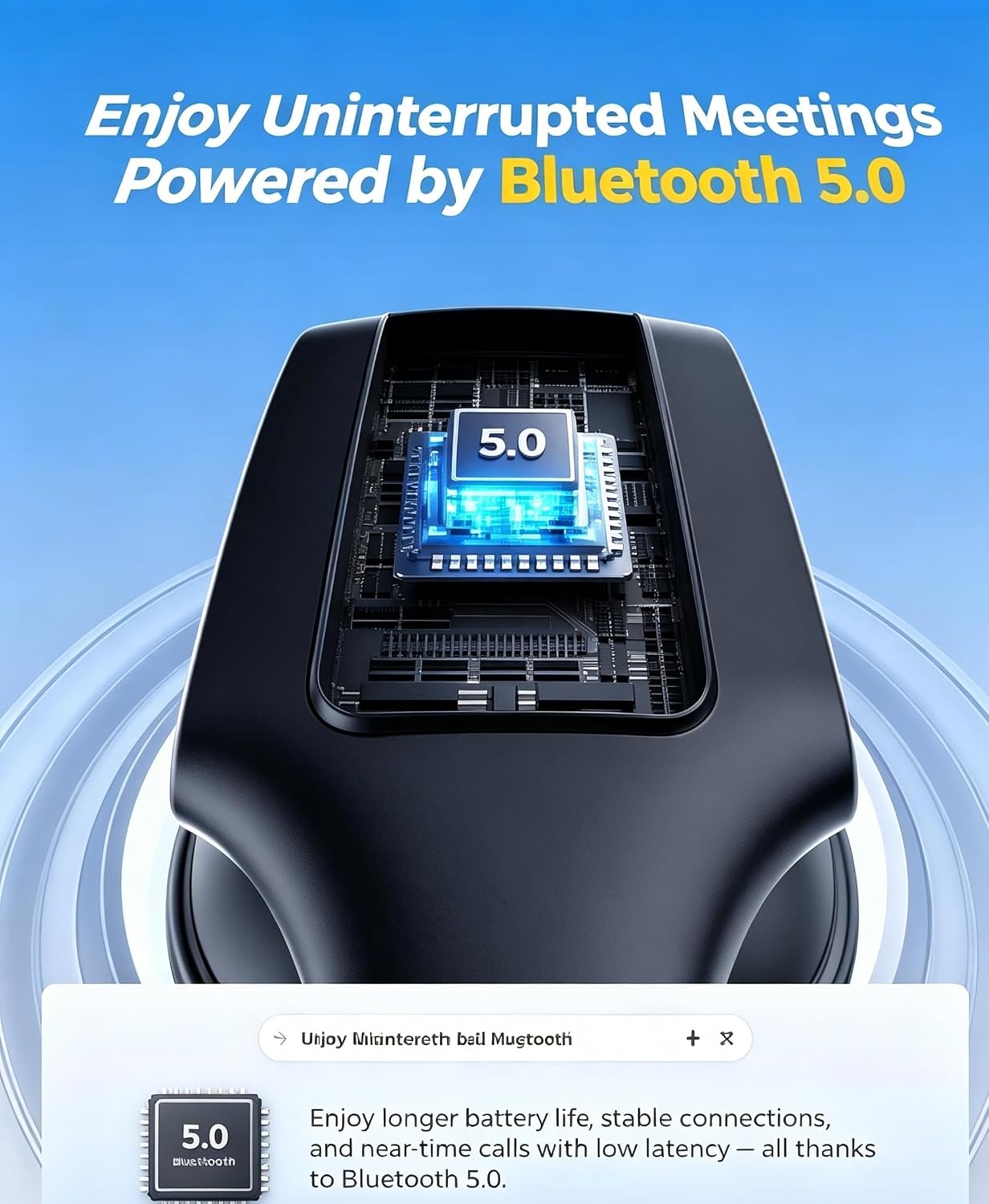 Thumbnail 2 de OTYHVV Trucker Bluetooth Headset with Charging Base