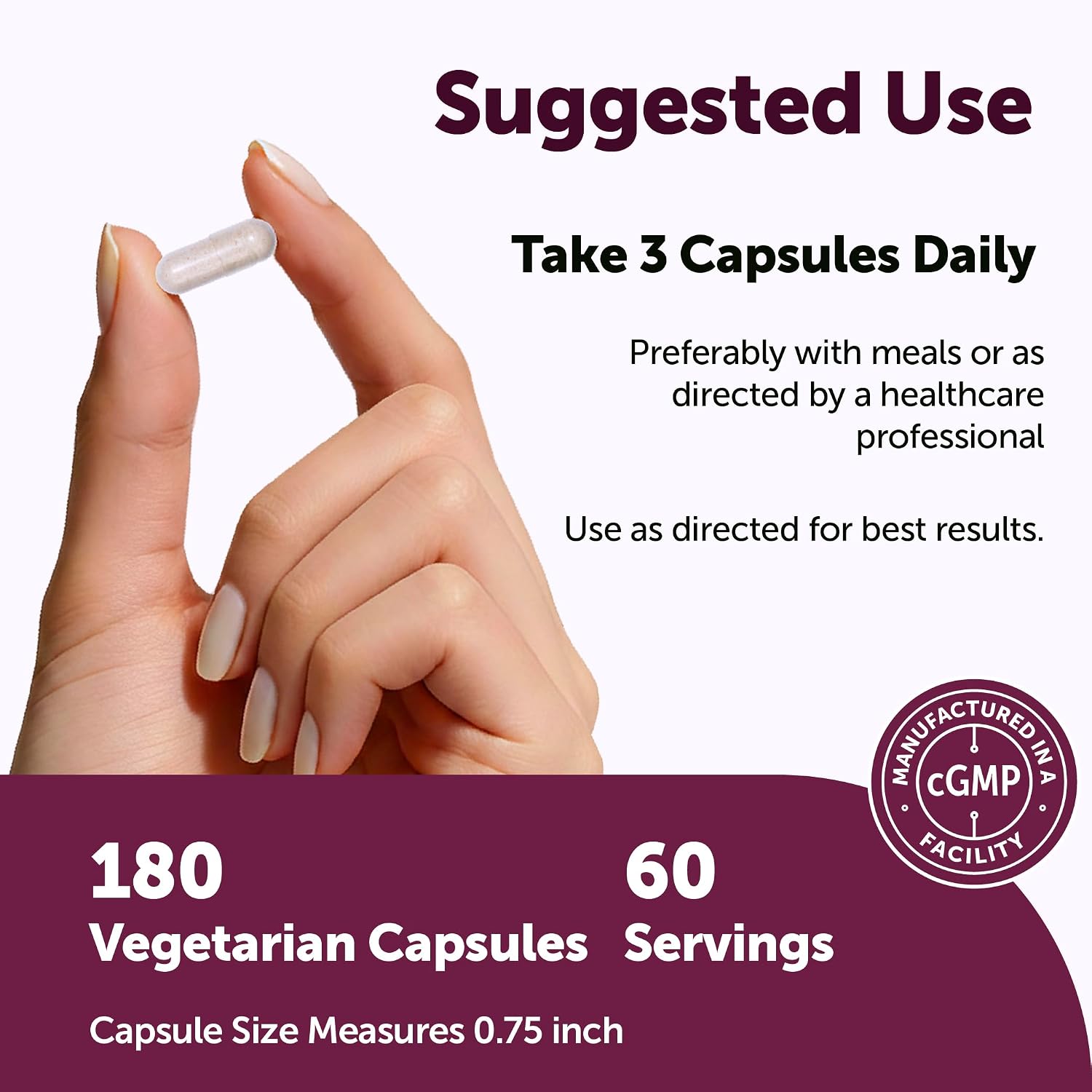Detalle de Micro Ingredients NAD+ Supplement, 180 Veggie Capsules