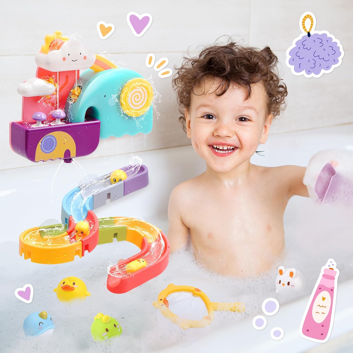 Thumbnail 4 de cute stone Baby Bath Toys with Slide