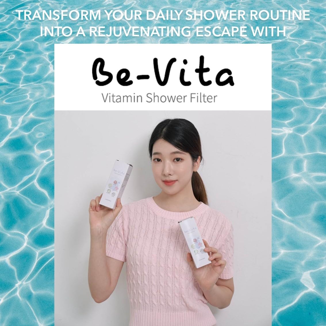 Thumbnail 2 de Filtro doccia coreano con vitamine Be-Vita limone: idratante, anti-cloro e aromaterapia rilassante