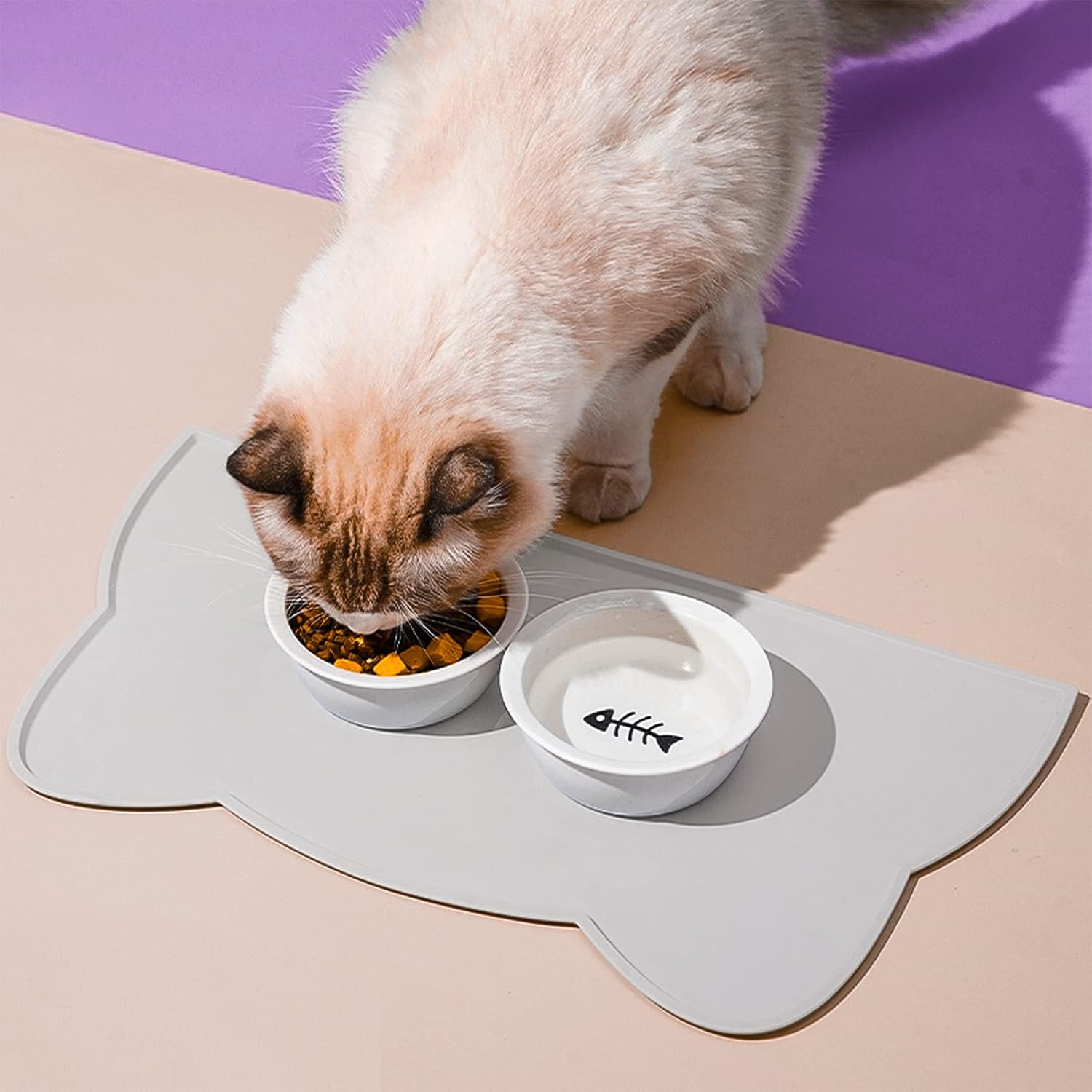 Detalle 2 de Septillar Cat Food Mat Silicone Non Slip