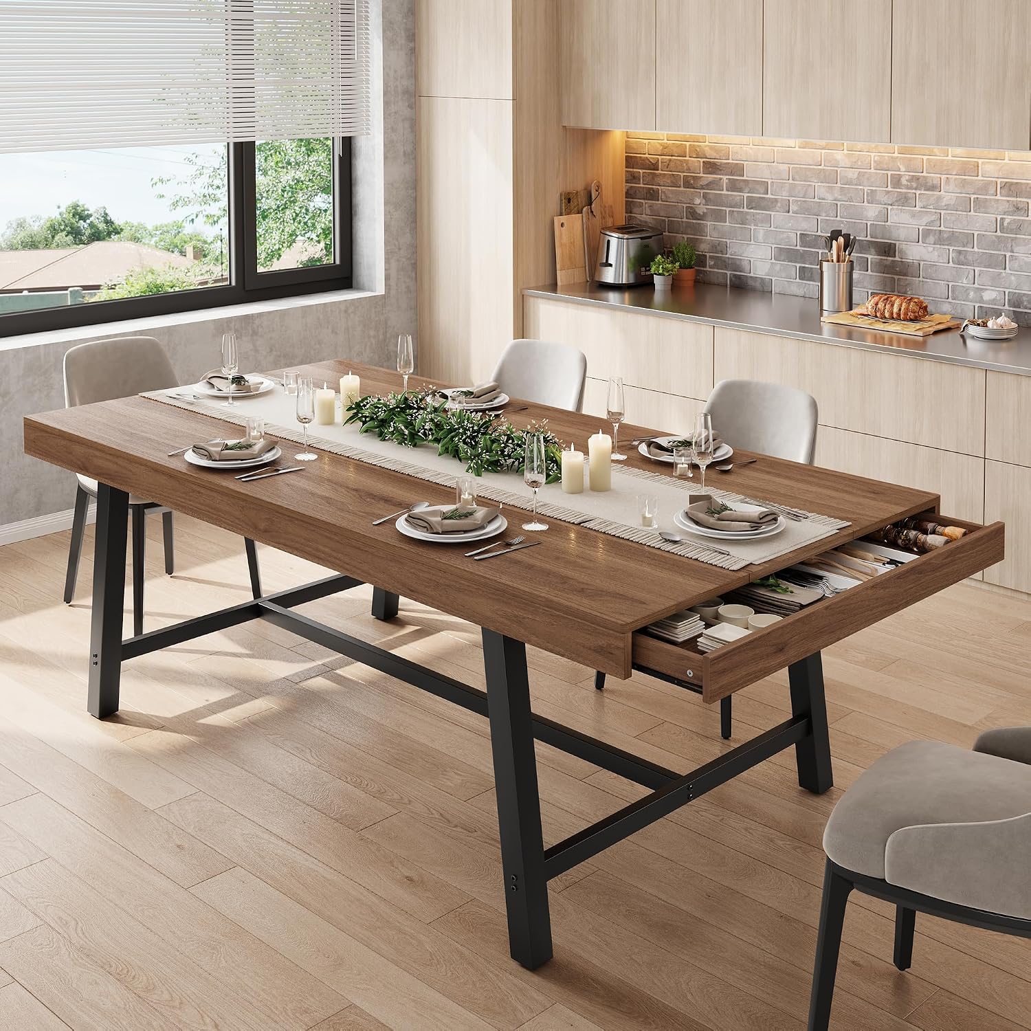 Detalle de Dining Table 70.87-Inch