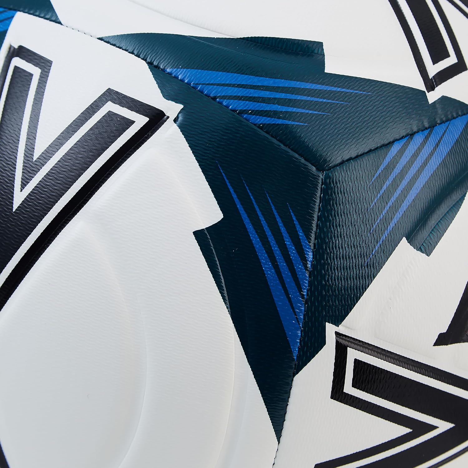 Thumbnail 5 de Mitre Impel One 24 Football (White/Black/Tidal Teal) – Size 5