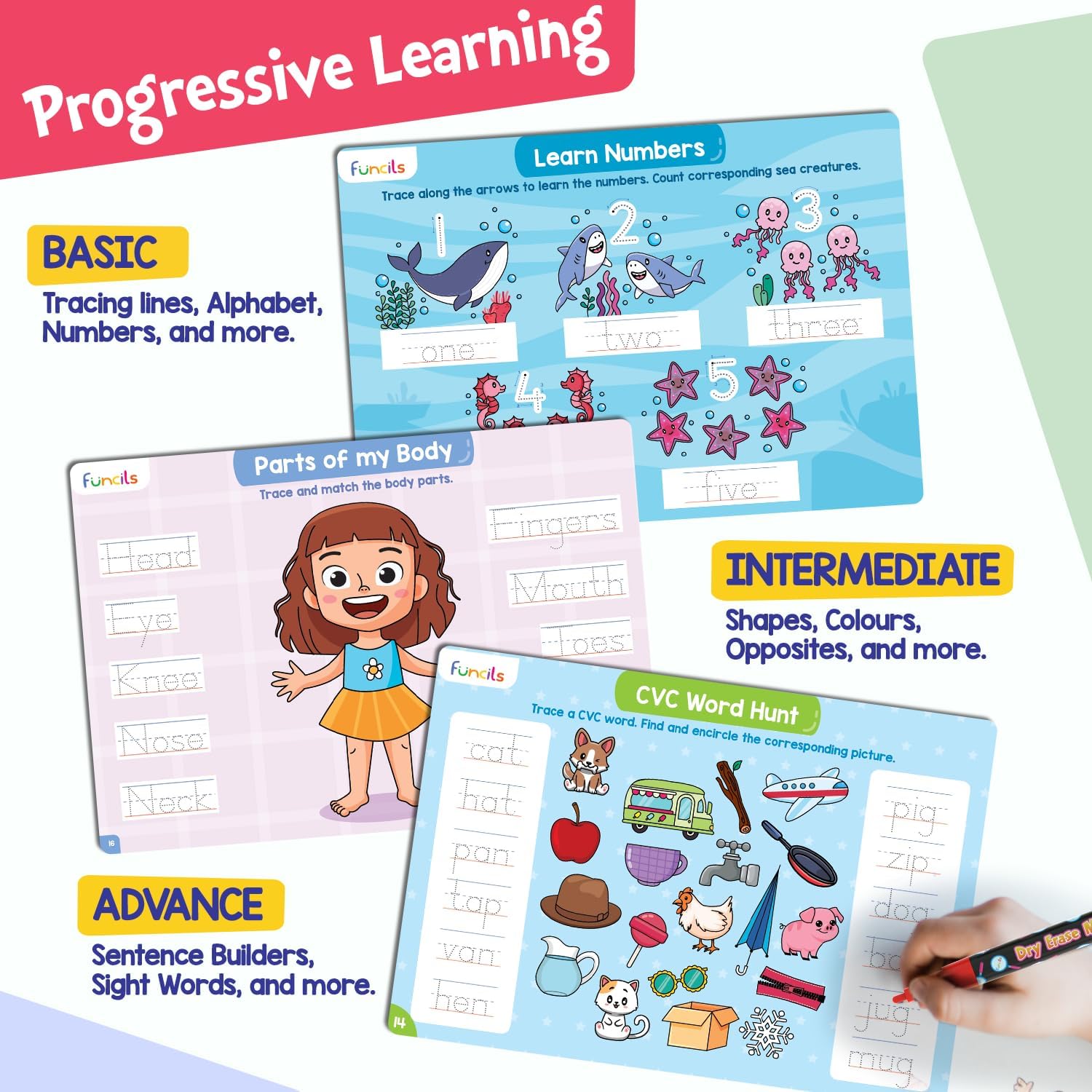 Thumbnail 6 de Funcils Learn to Write for Kids 11 mats