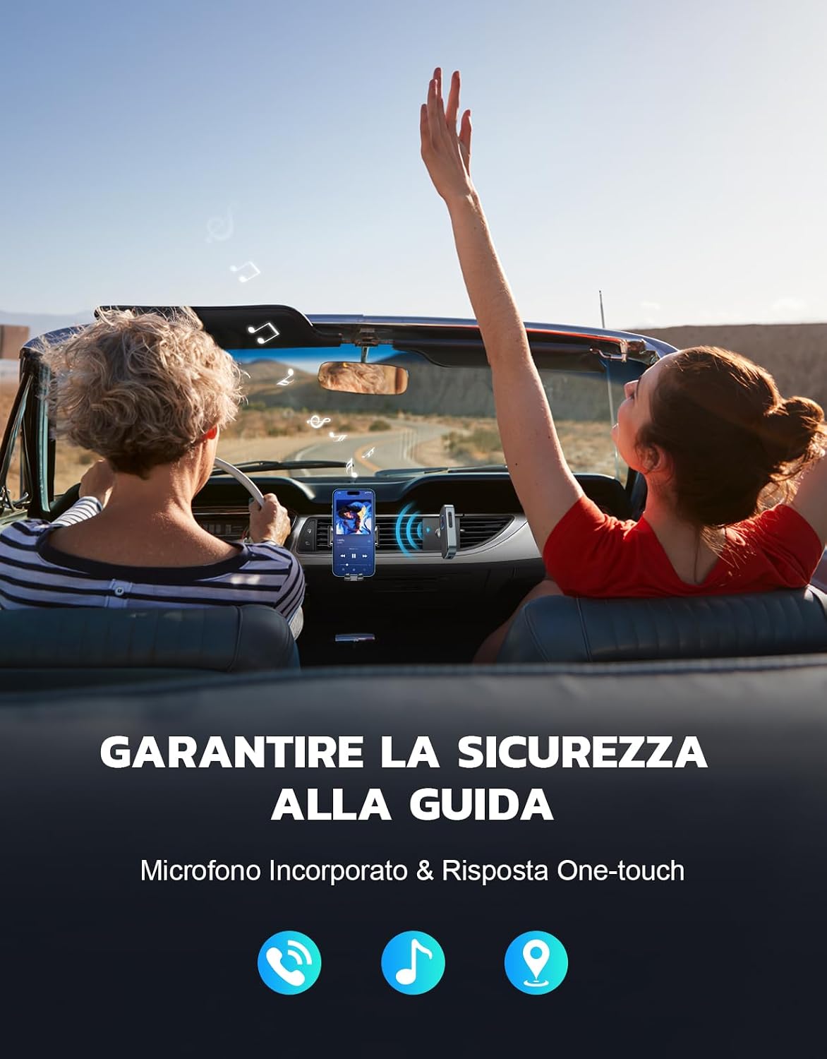 Thumbnail 6 de Glangeh Ricevitore Bluetooth 5.3: cielo aperto tra Bluetooth e AUX, autonomia fino a 16 ore
