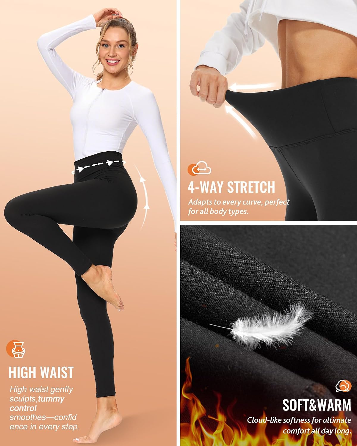 Thumbnail 2 de QGGQDD Fleece Lined Leggings