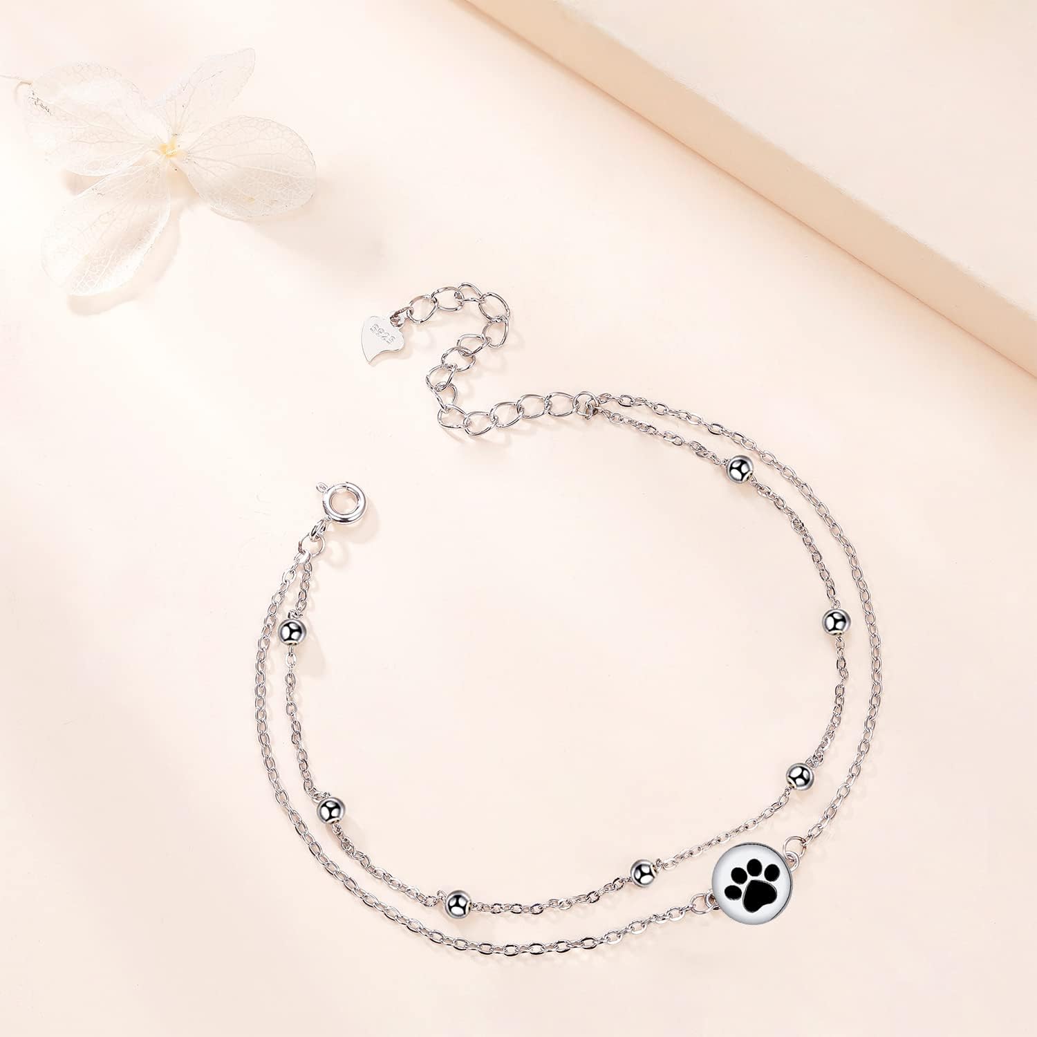 Detalle 2 de J.MUEN Damen Armband 925 Silber đ
