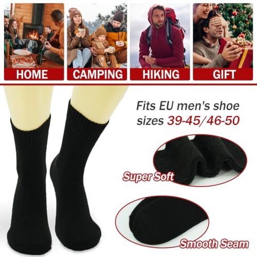 Thumbnail 5 de MOSOTECH calze termiche uomo in spugna, 5 paia, taglia EU 39-45
