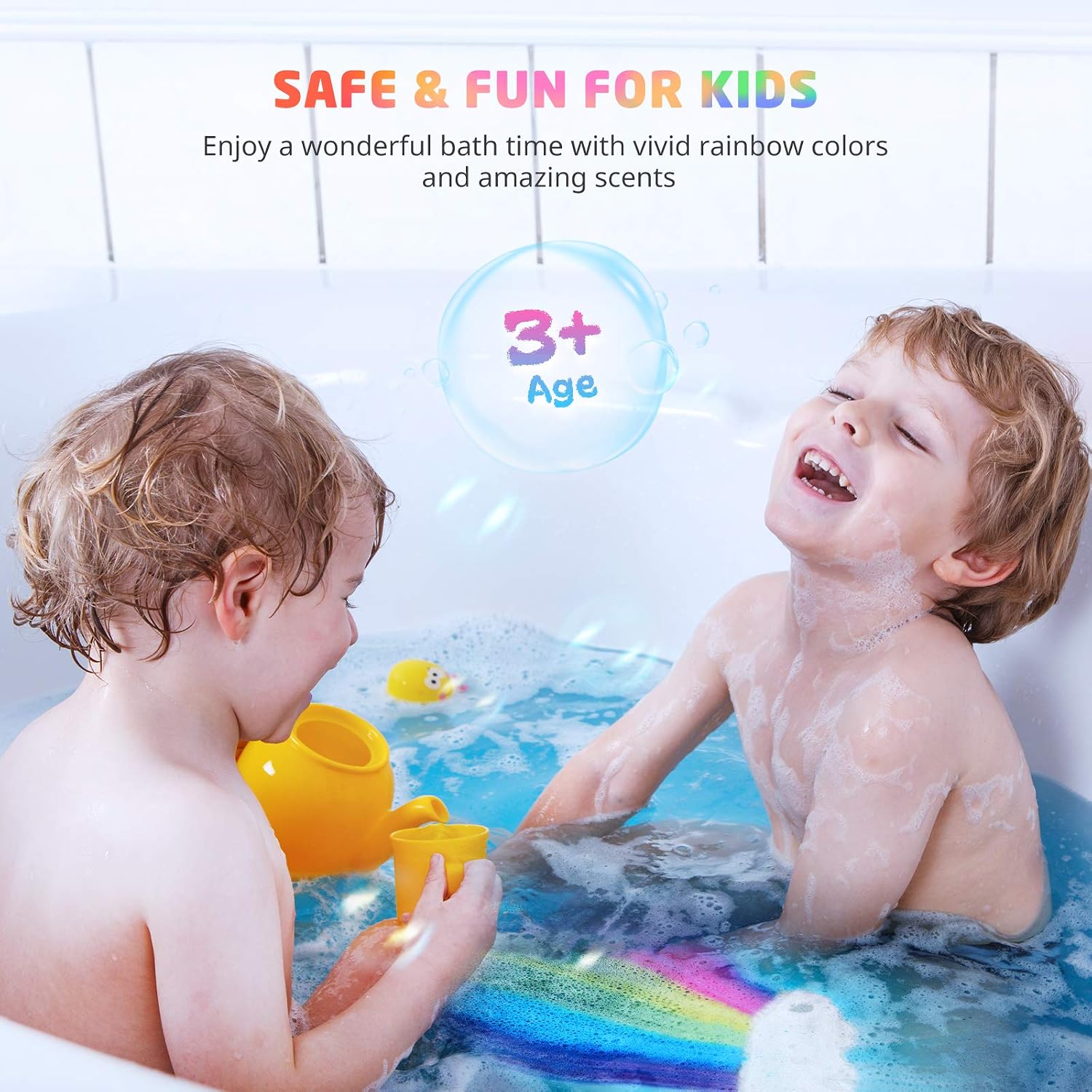 Thumbnail 3 de Elfinbay Rainbow Cloud Bath Bomb Gift Set