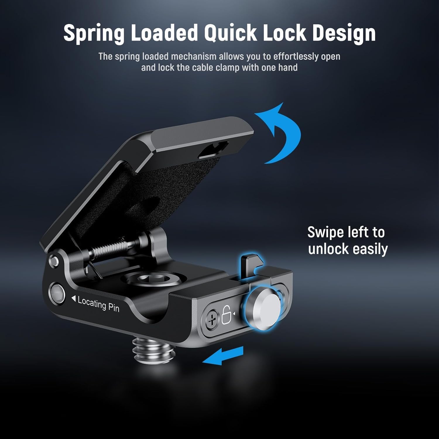 Thumbnail 4 de NEEWER UA073 Spring Loaded Cable Clamp