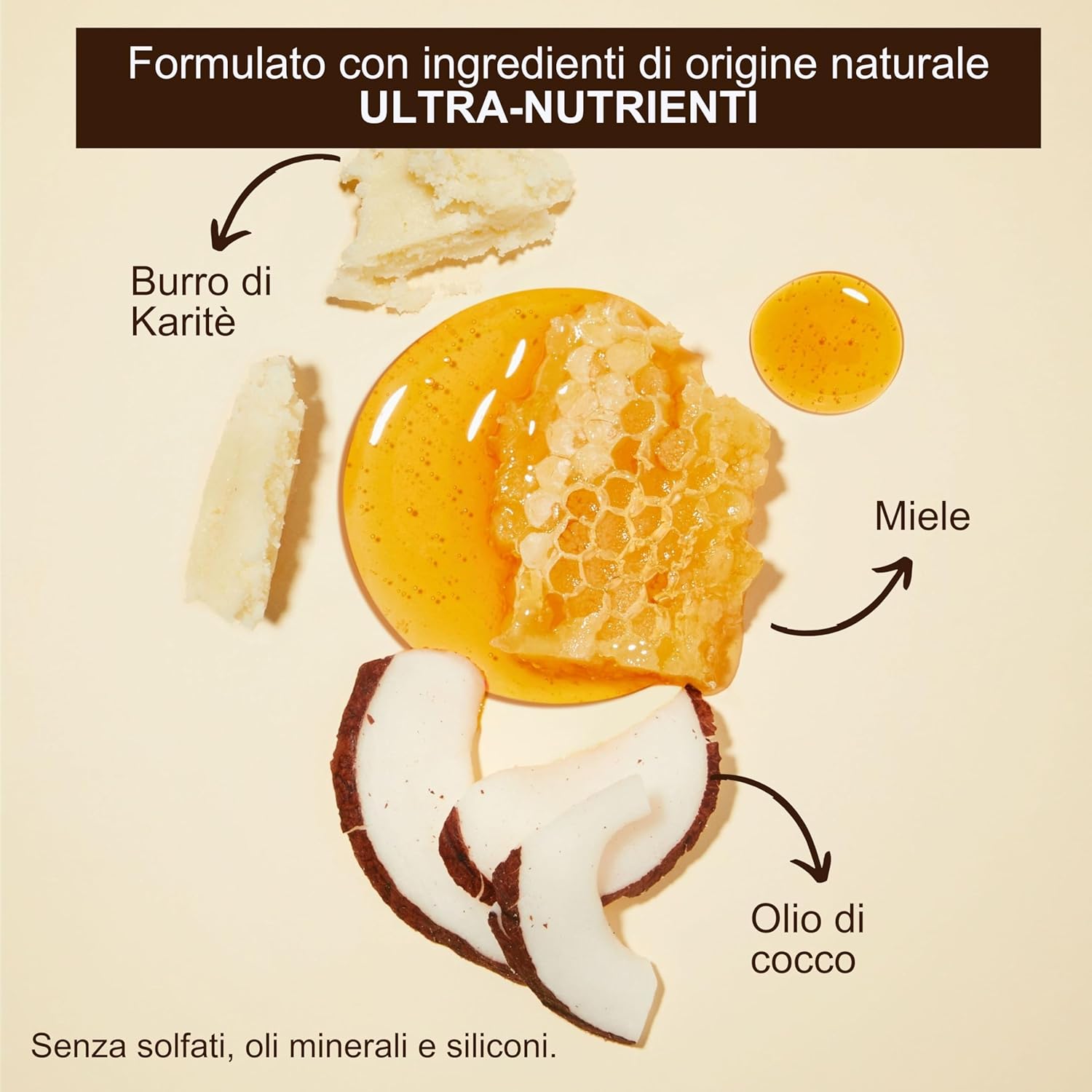 Detalle de Creme of Nature Puro Miele Attivatore Ricci, senza solfati – definisce, idrata e lascia ricci morbidi (310 ml)