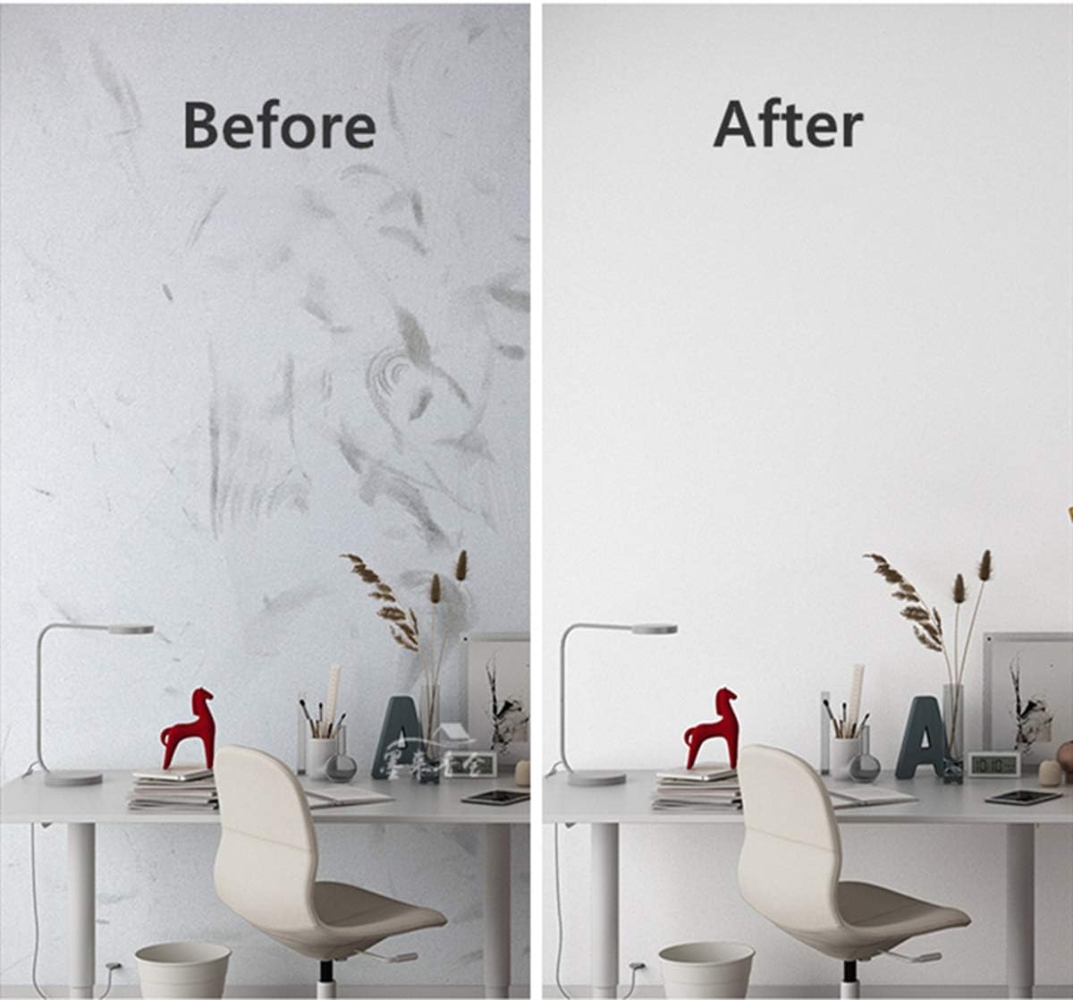 Detalle de White Self Adhesive Wallpaper 40cm x 10m