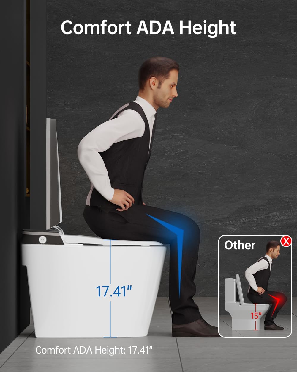 Thumbnail 5 de EPLO U8MAX Smart Toilet Bidet 17.41" 🚽