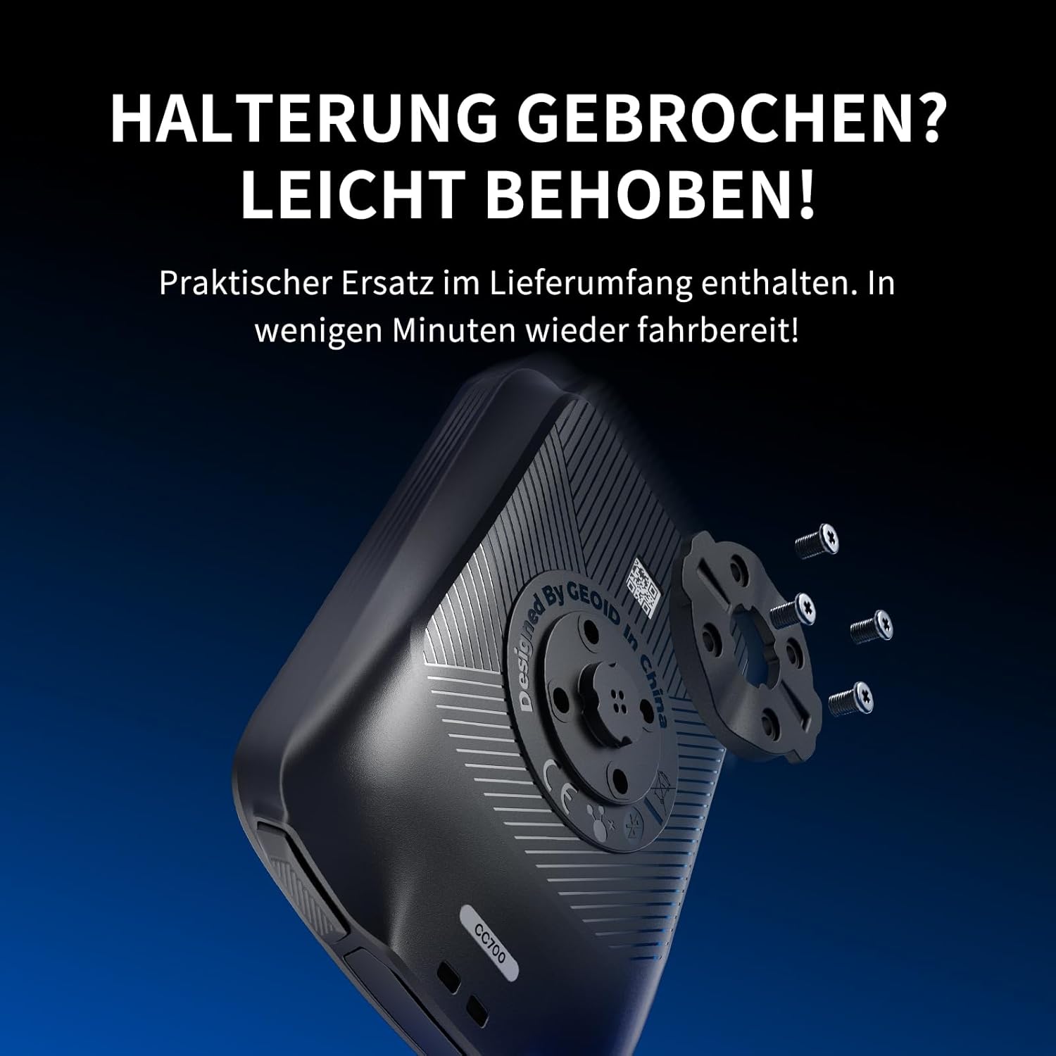 Thumbnail 4 de GEOID CC700 GPS-Fahrradcomputer kabellos mit 2,8-Zoll-Farbdisplay, Route-Navigation & ANT+/Bluetooth